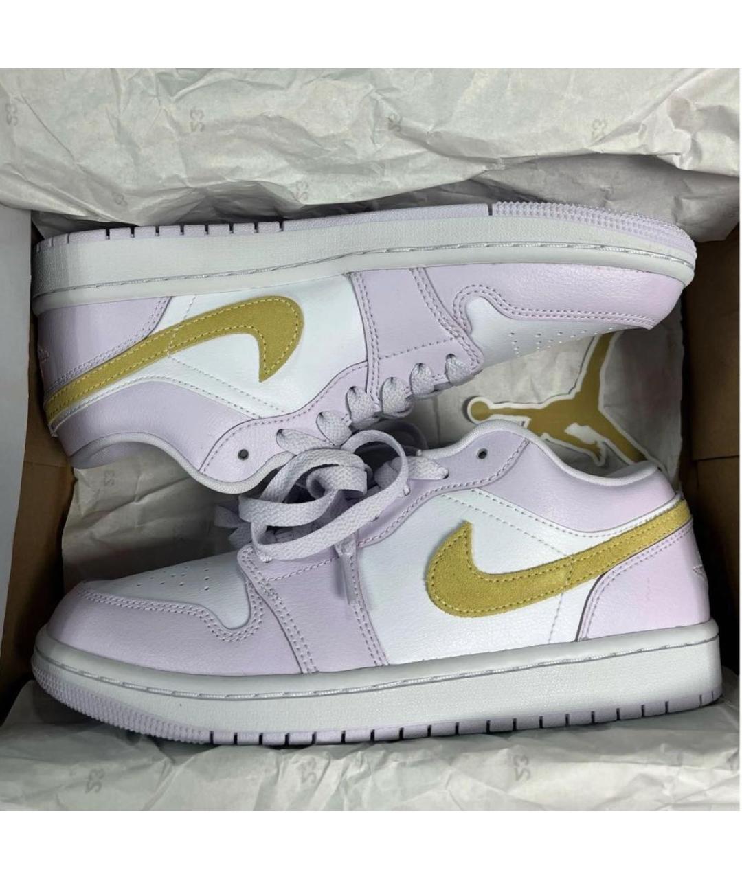 JORDAN Розовые кожаные кроссовки, фото 2