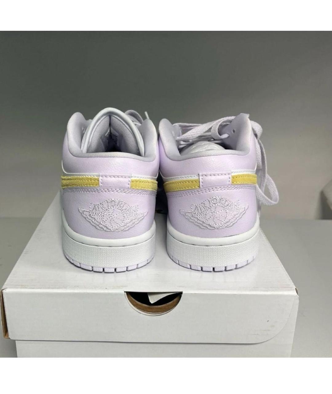 JORDAN Розовые кожаные кроссовки, фото 4