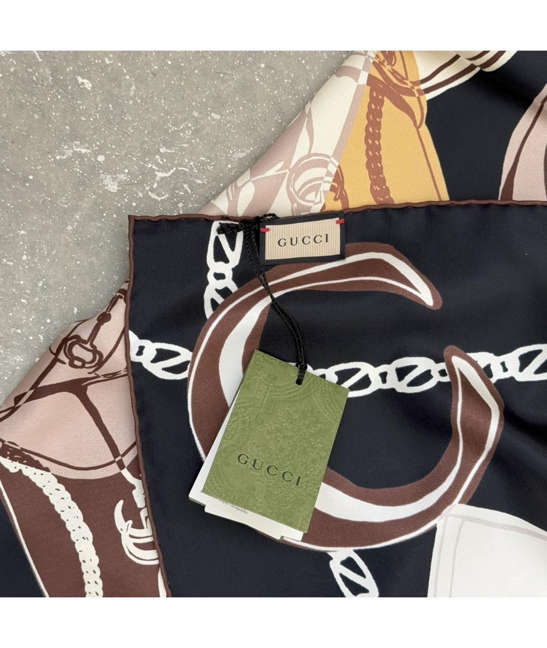 GUCCI Мульти шелковый платок, фото 2