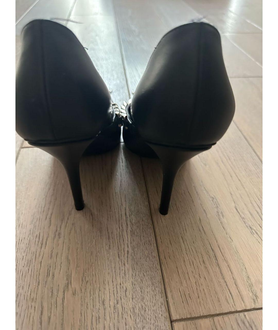 GIVENCHY Черные кожаные туфли, фото 3