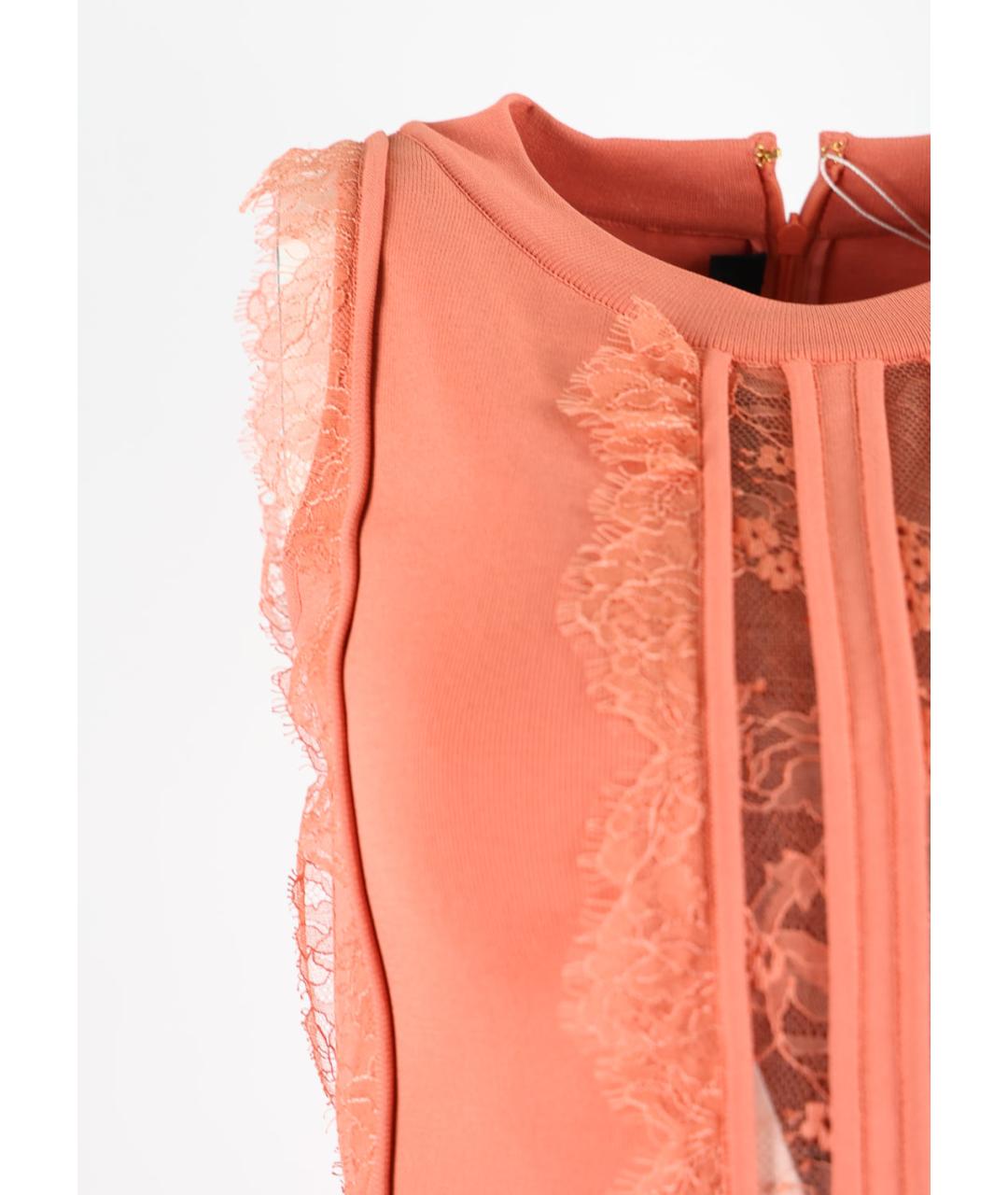 ELIE SAAB Розовое шелковое повседневное платье, фото 5