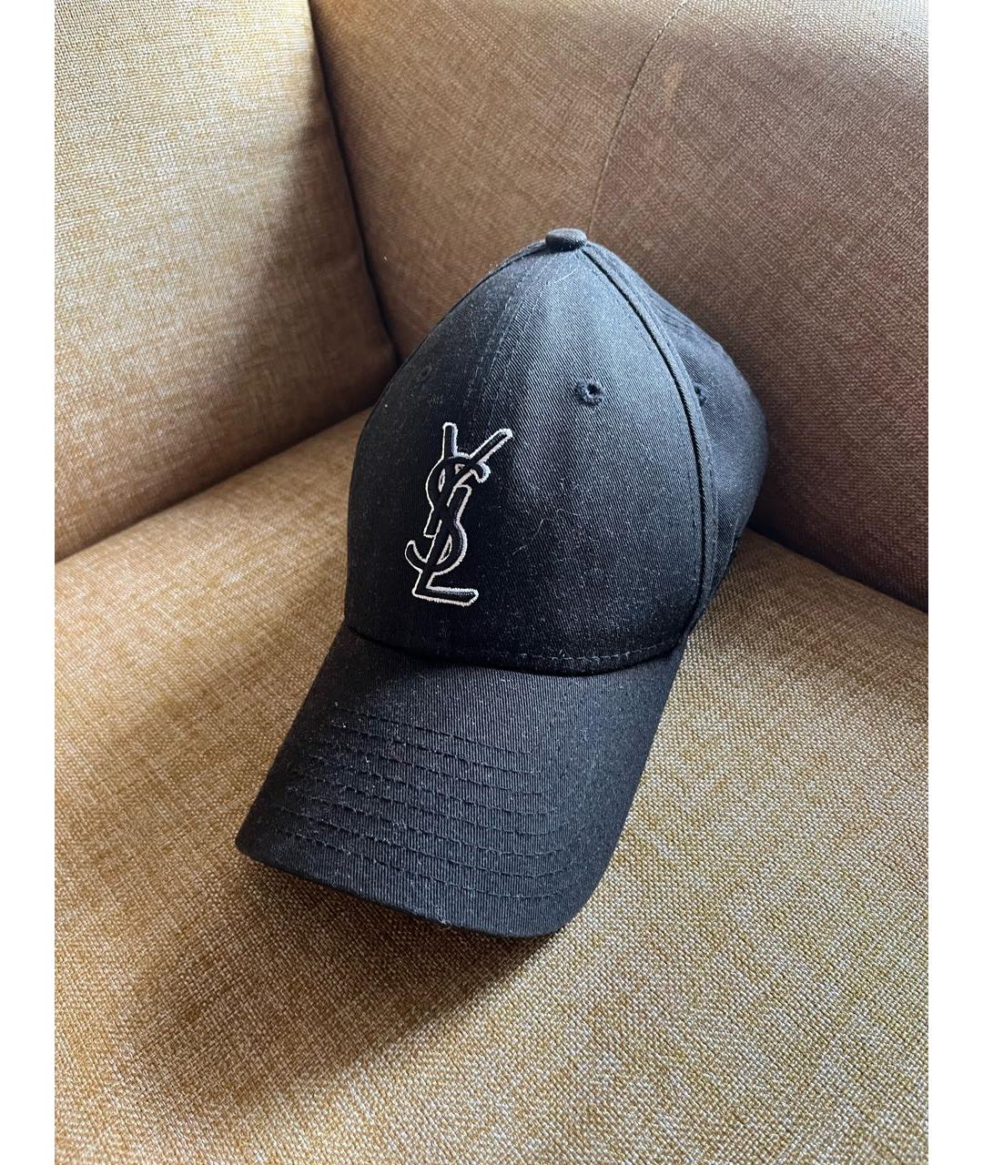 SAINT LAURENT Черная кепка/бейсболка, фото 5