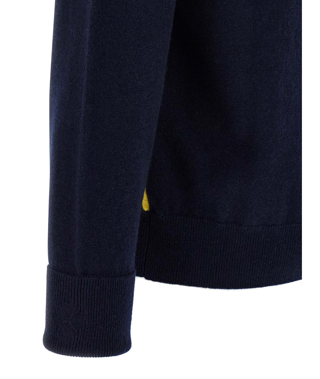 BALLANTYNE Синий кашемировый джемпер / свитер, фото 4