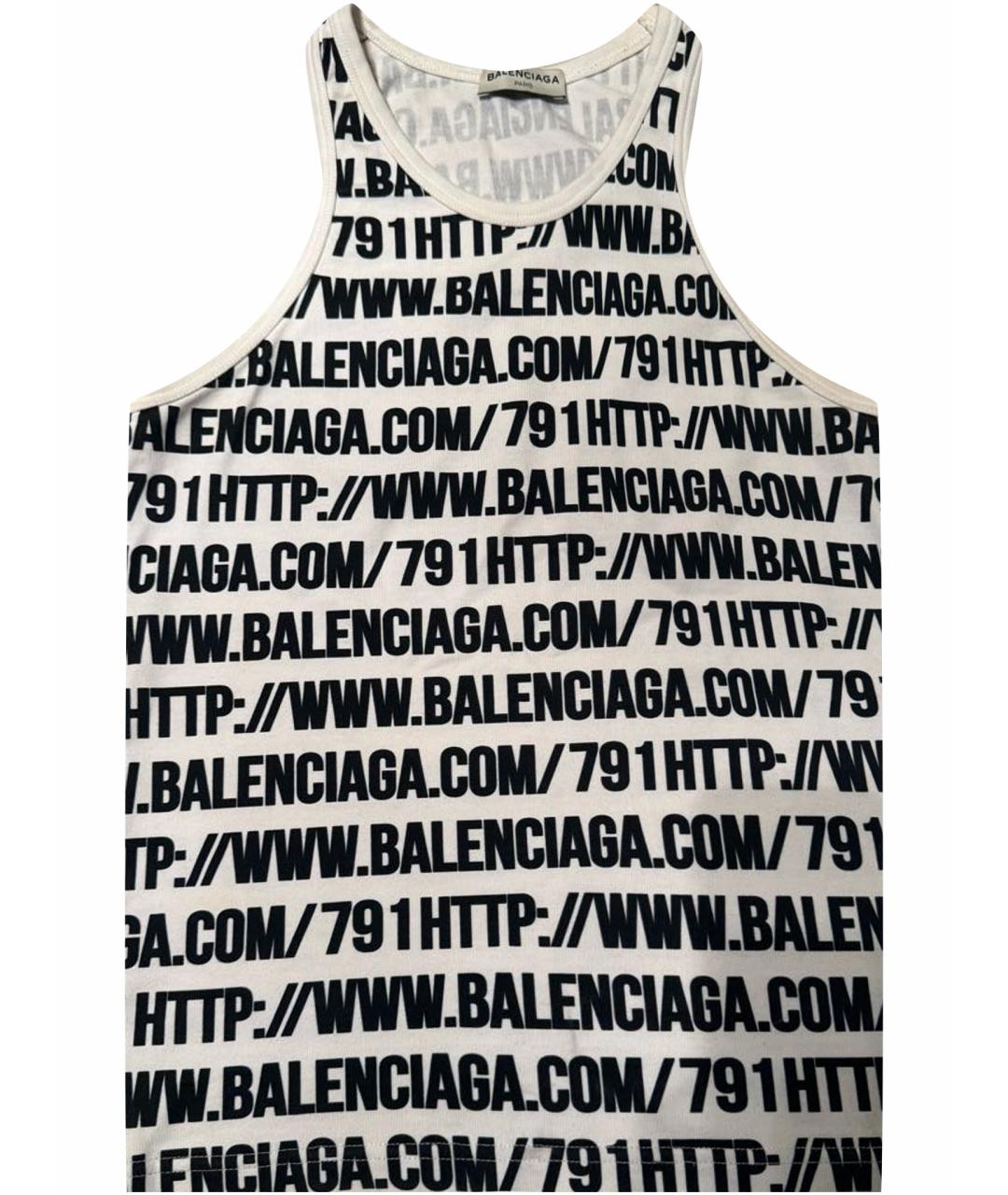 BALENCIAGA Хлопковая майка, фото 1