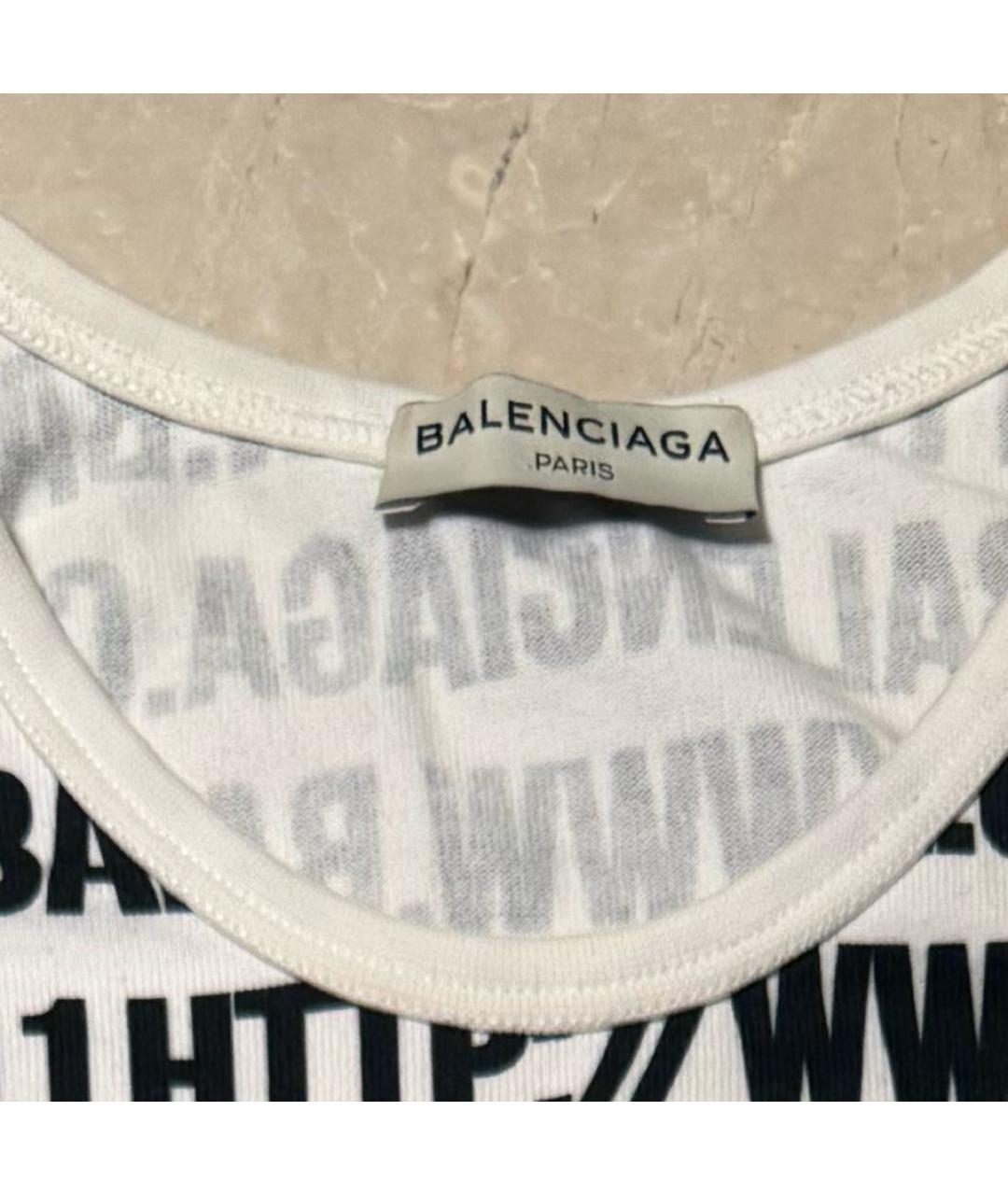 BALENCIAGA Хлопковая майка, фото 3