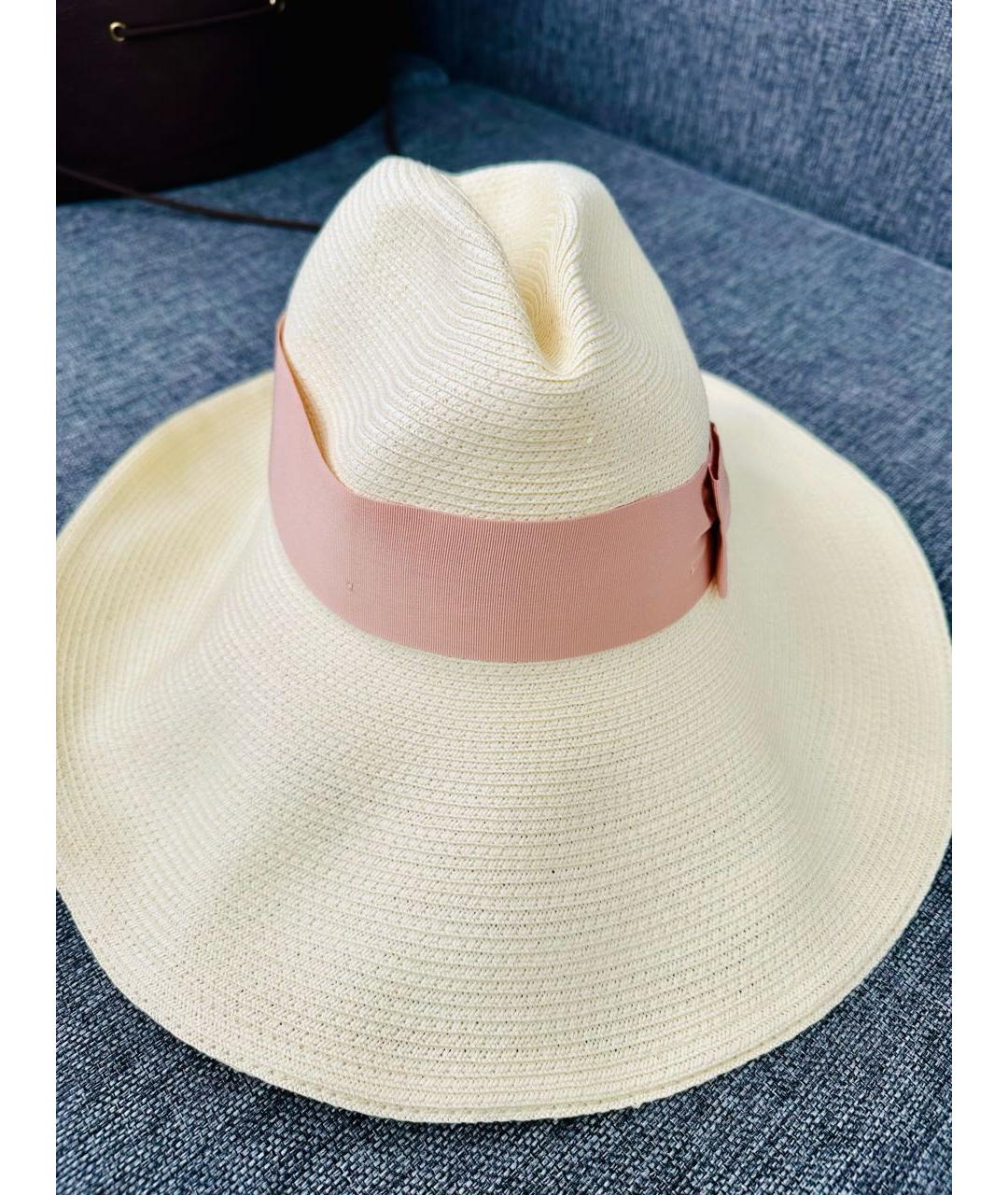 GUCCI Бежевая шляпа, фото 2