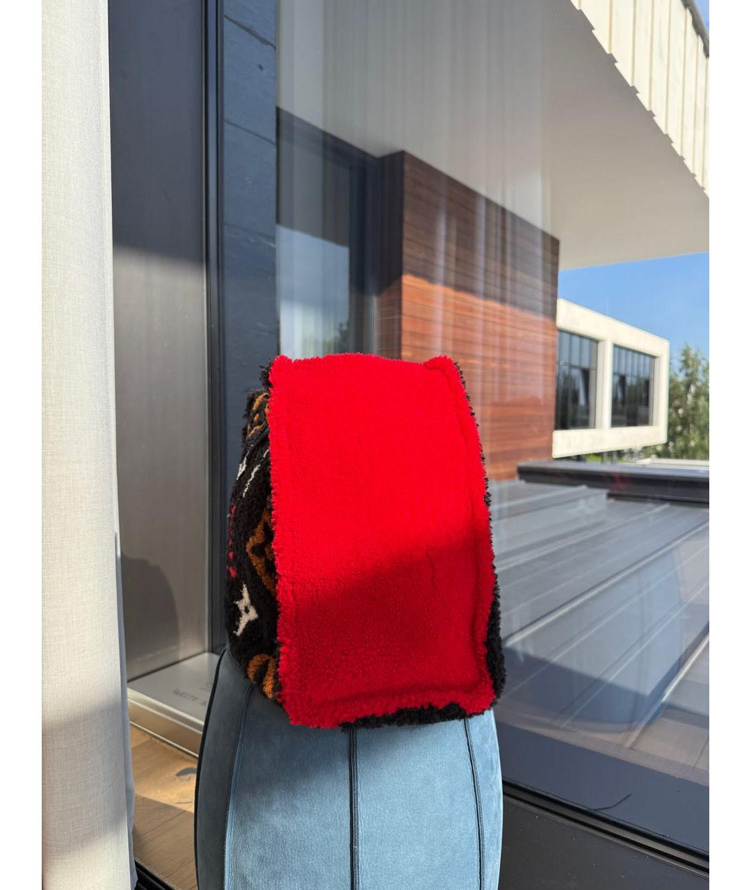 LOUIS VUITTON Мульти меховая сумка тоут, фото 3