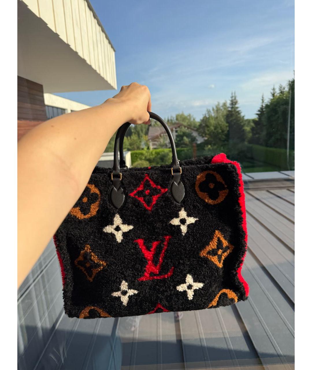 LOUIS VUITTON Мульти меховая сумка тоут, фото 4