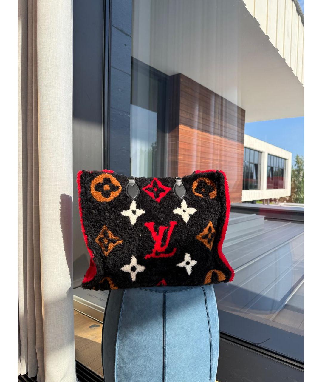 LOUIS VUITTON Мульти меховая сумка тоут, фото 7