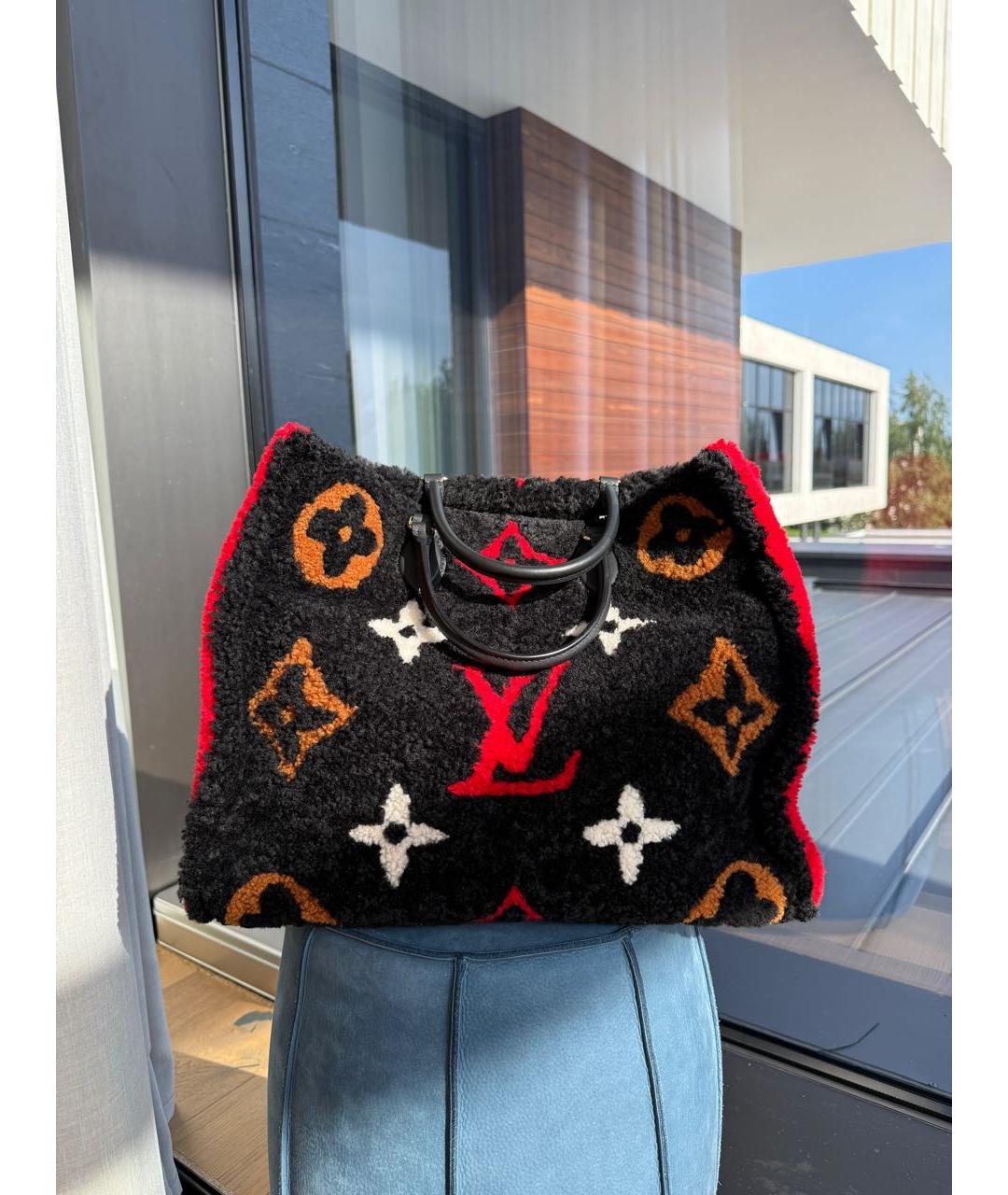 LOUIS VUITTON Мульти меховая сумка тоут, фото 2
