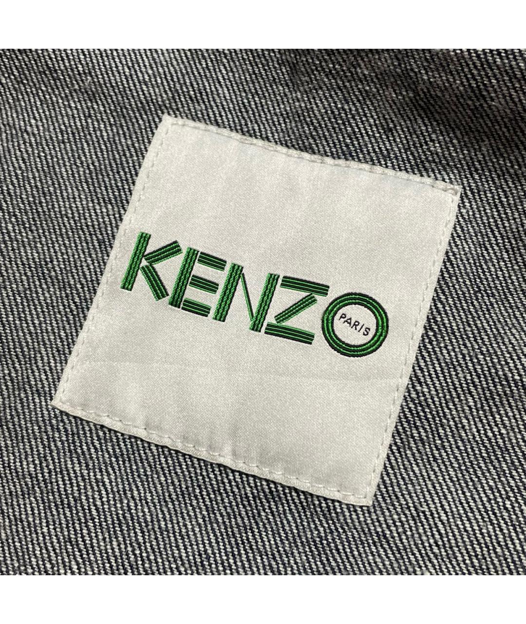 KENZO Темно-синяя деним куртка, фото 7