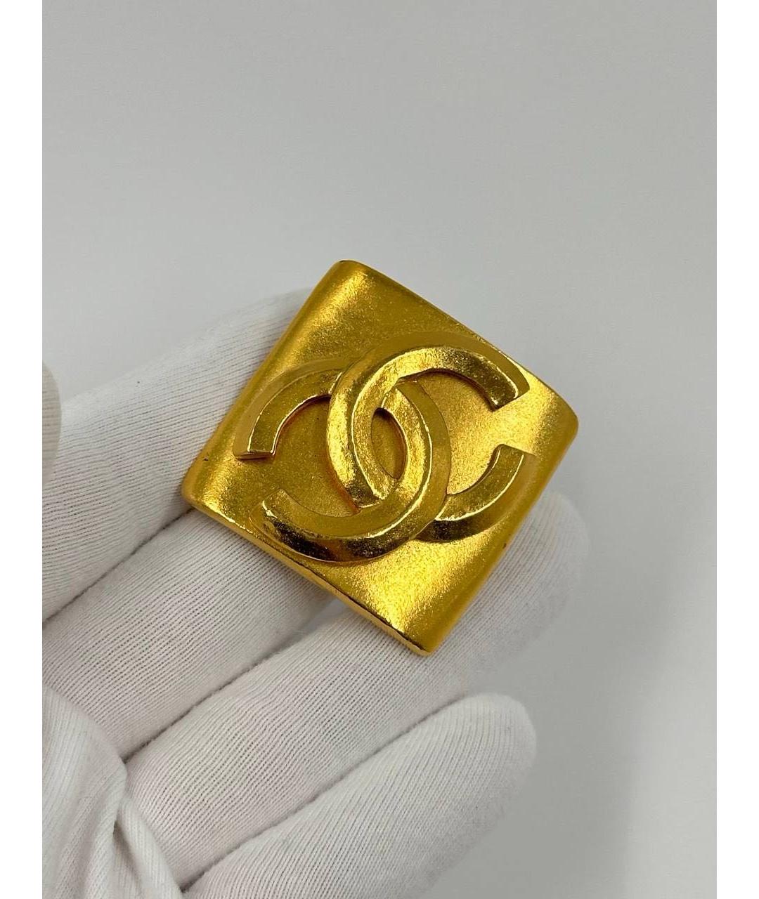 CHANEL Золотая позолоченная булавка / брошь, фото 3