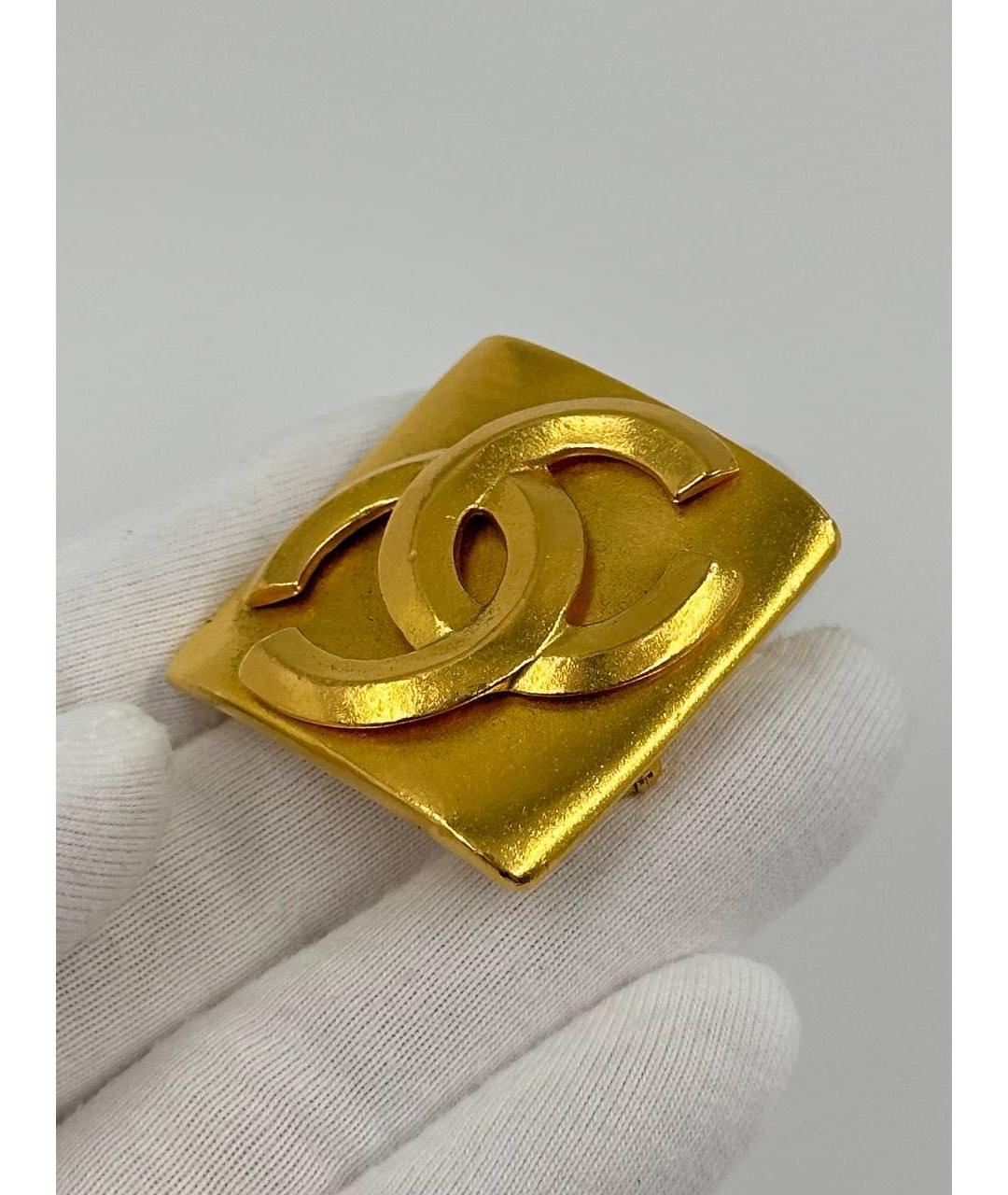 CHANEL Золотая позолоченная булавка / брошь, фото 4