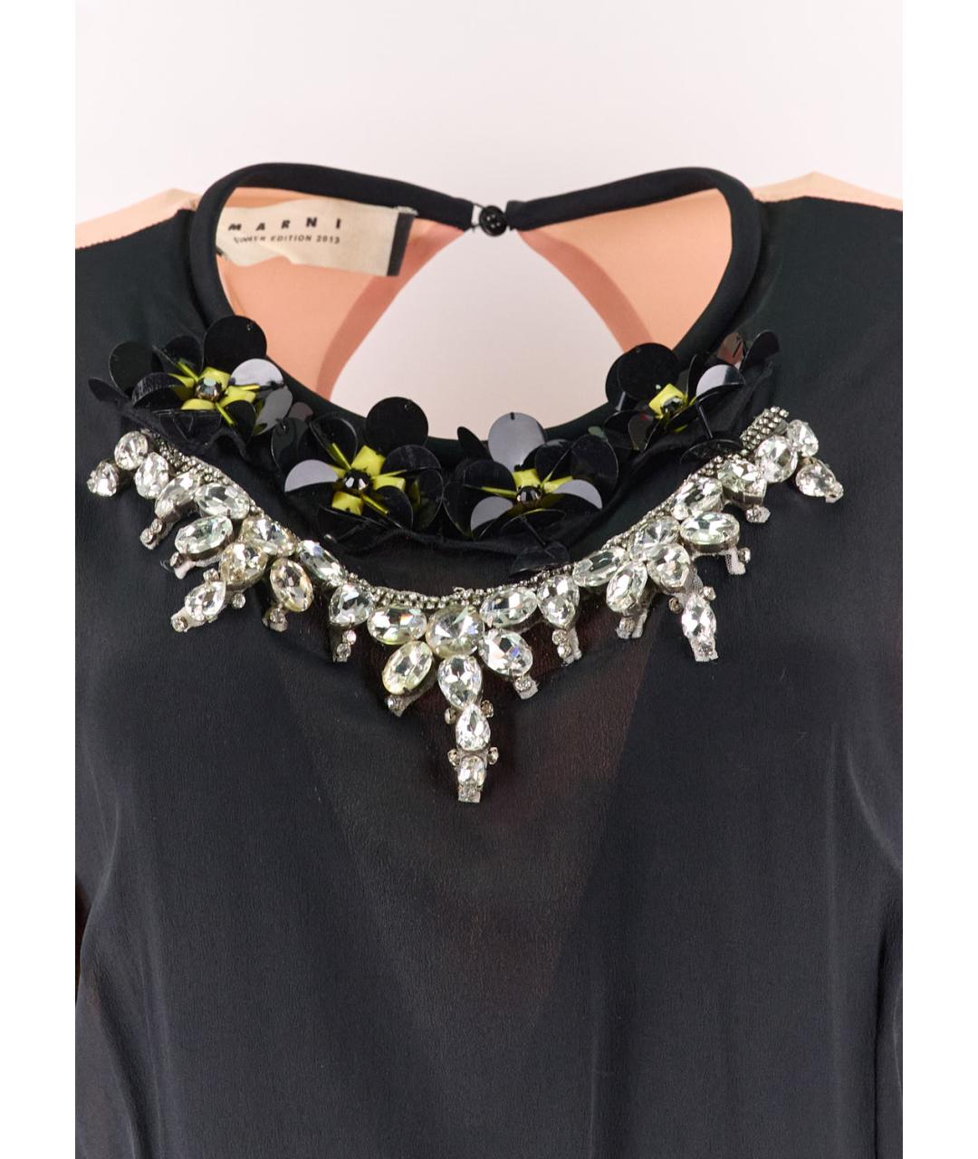 MARNI Зеленые ацетатное коктейльное платье, фото 4