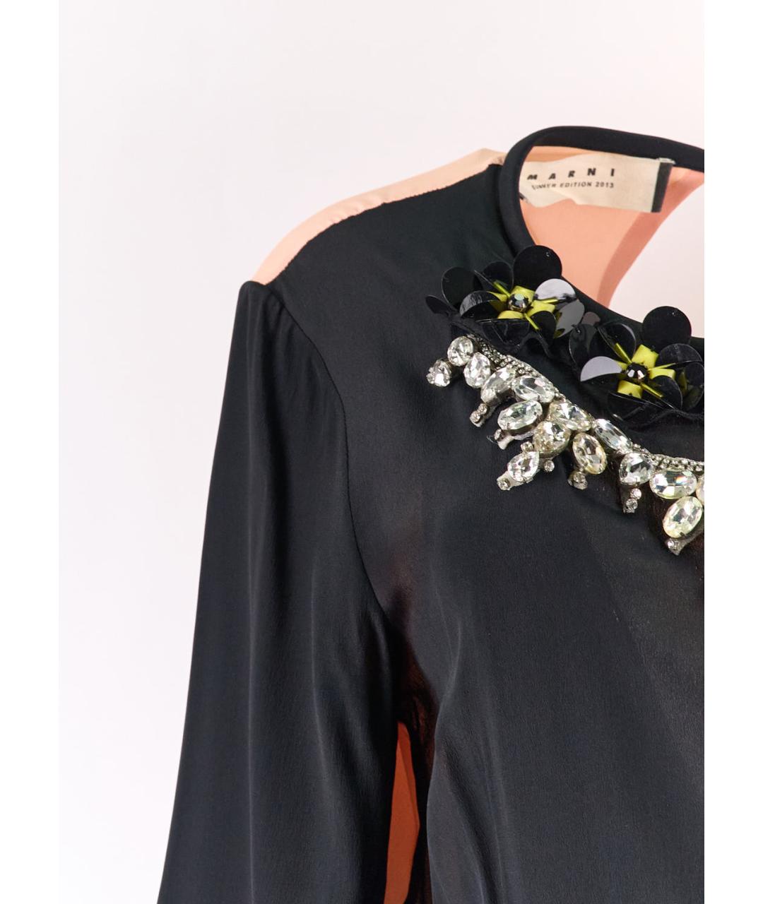 MARNI Зеленые ацетатное коктейльное платье, фото 5
