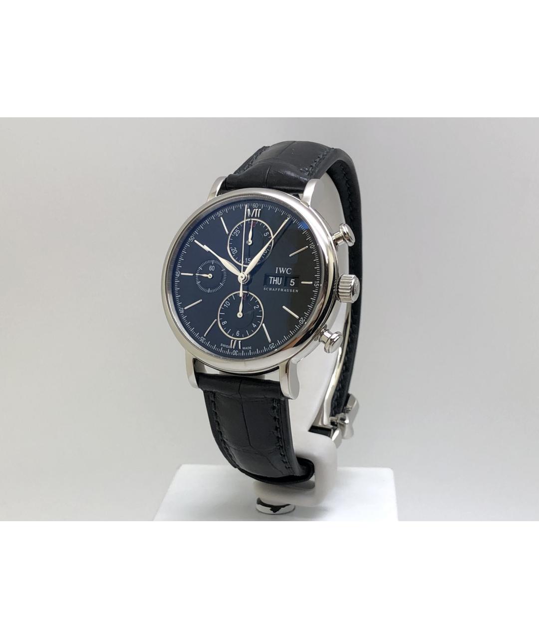 IWC Schaffhausen Серебряные часы, фото 4