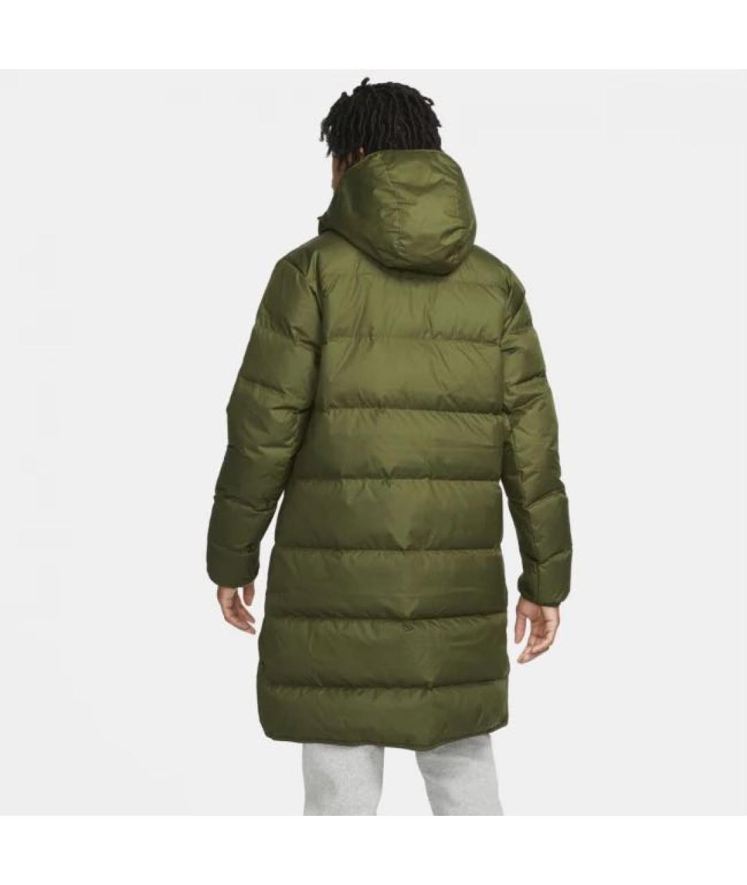 NIKE Зеленый пуховик, фото 6