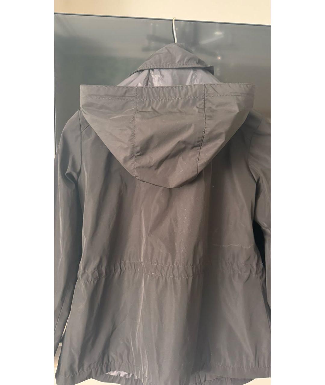 EMPORIO ARMANI Черная полиэстеровая куртка, фото 3