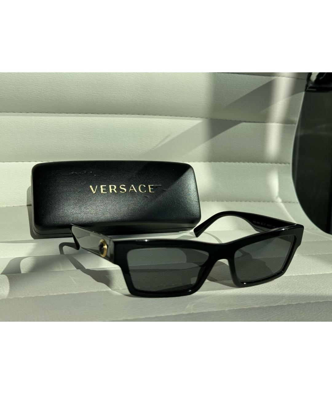 VERSACE Черные солнцезащитные очки, фото 5