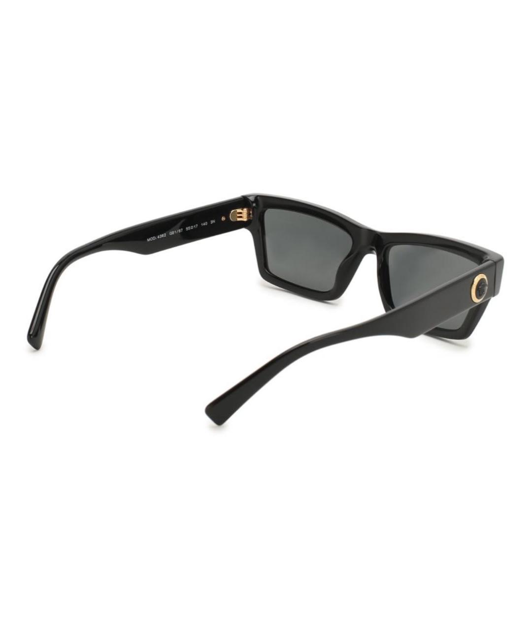 VERSACE Черные солнцезащитные очки, фото 3