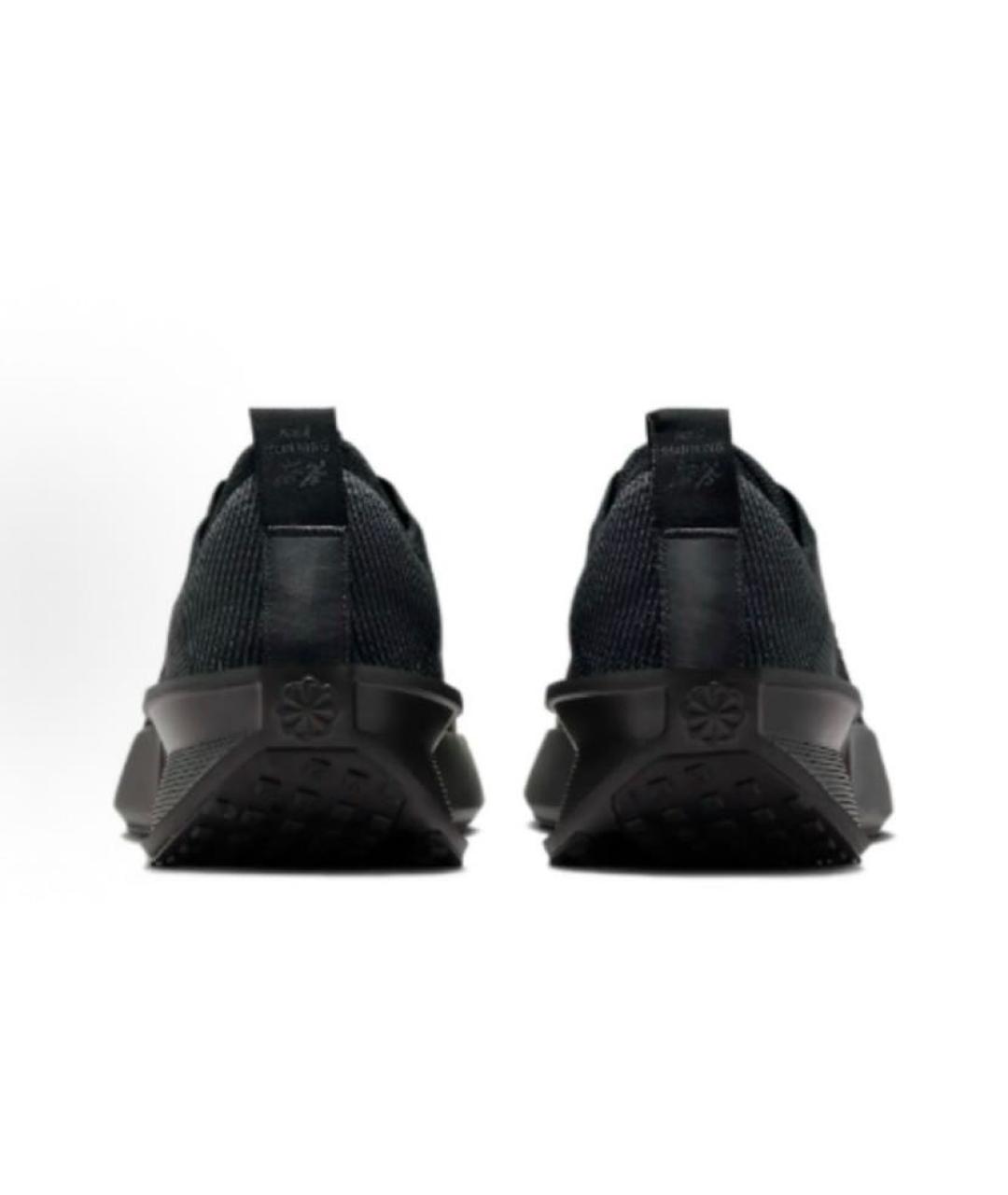 NIKE Черные текстильные низкие кроссовки / кеды, фото 4