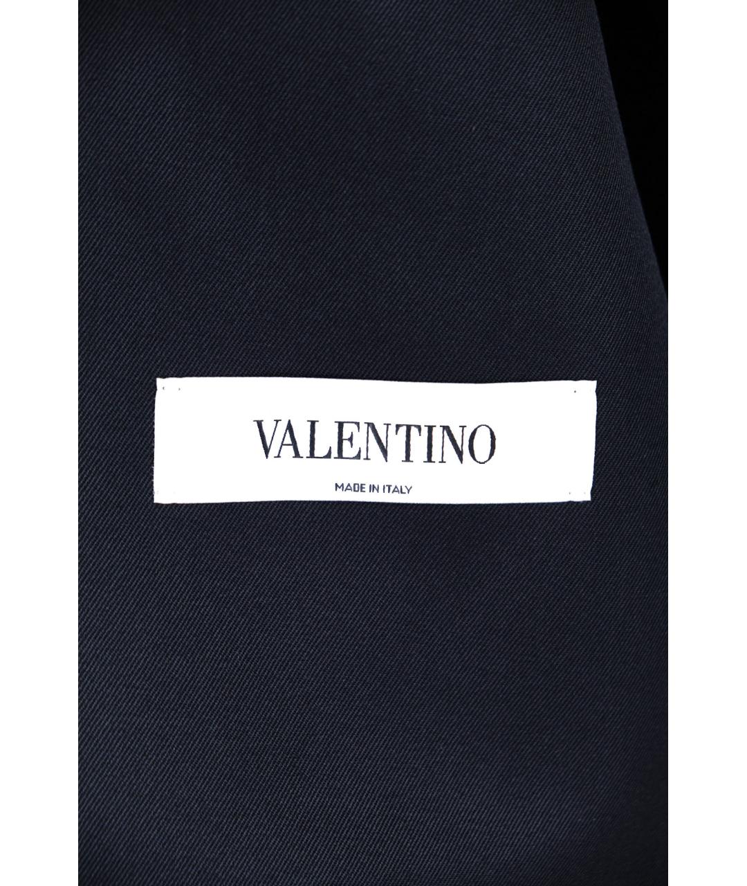 VALENTINO Черный шерстяной пиджак, фото 3