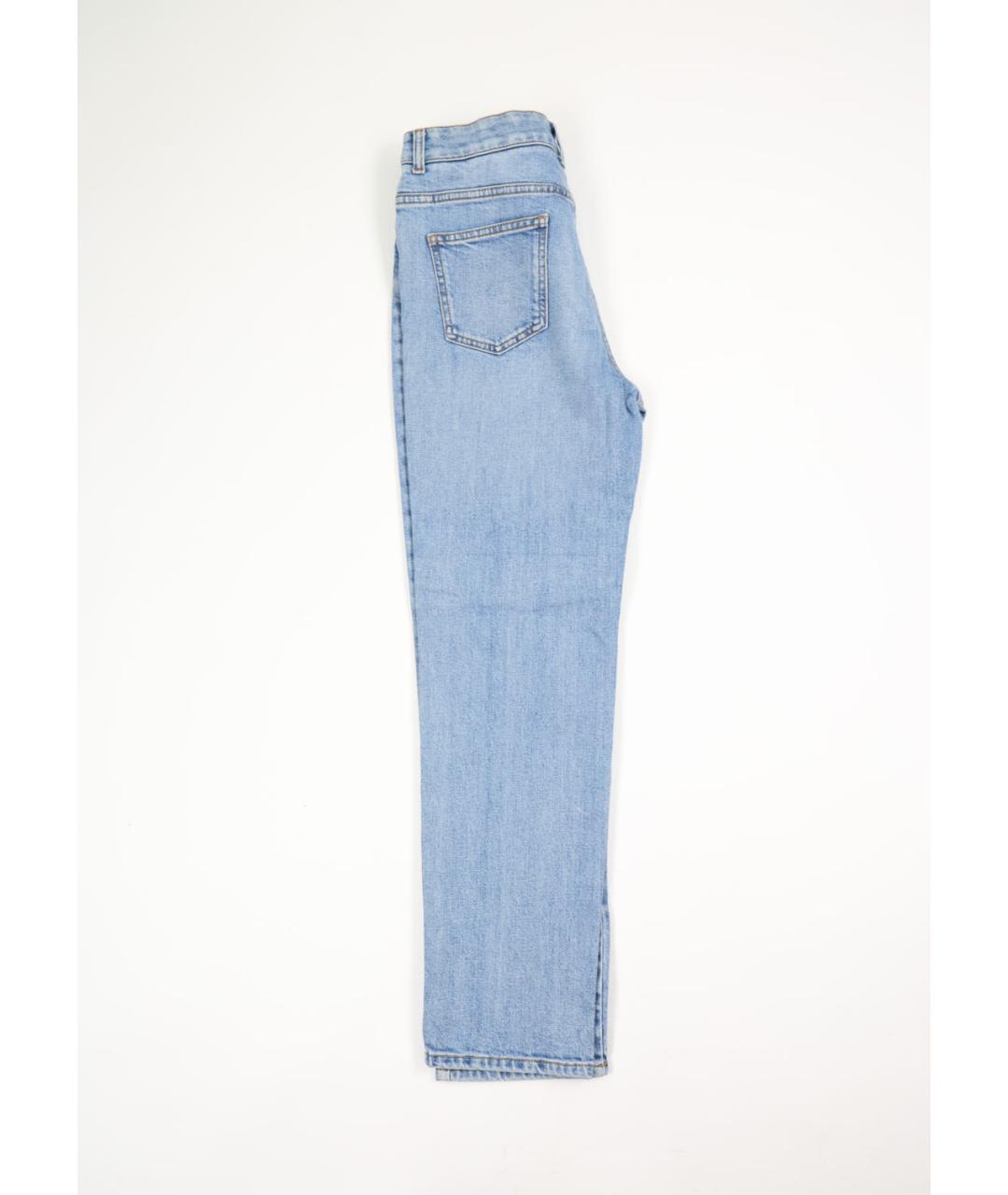STELLA MCCARTNEY Голубые хлопковые прямые джинсы, фото 2