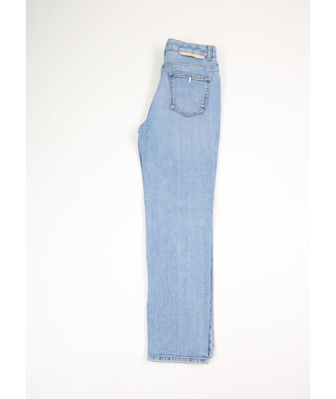 STELLA MCCARTNEY Голубые хлопковые прямые джинсы, фото 6