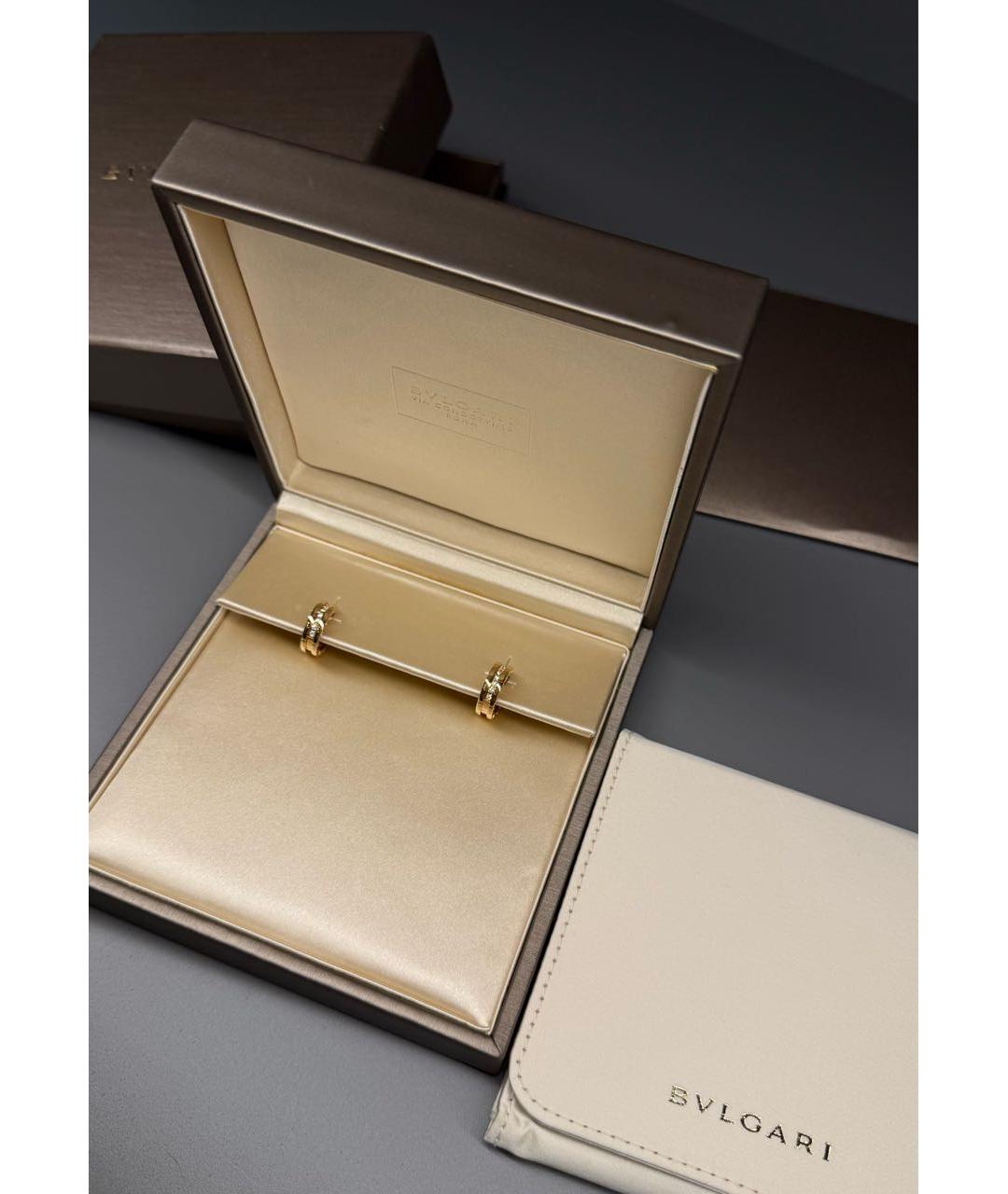 BVLGARI Золотые серьги из розового золота, фото 4