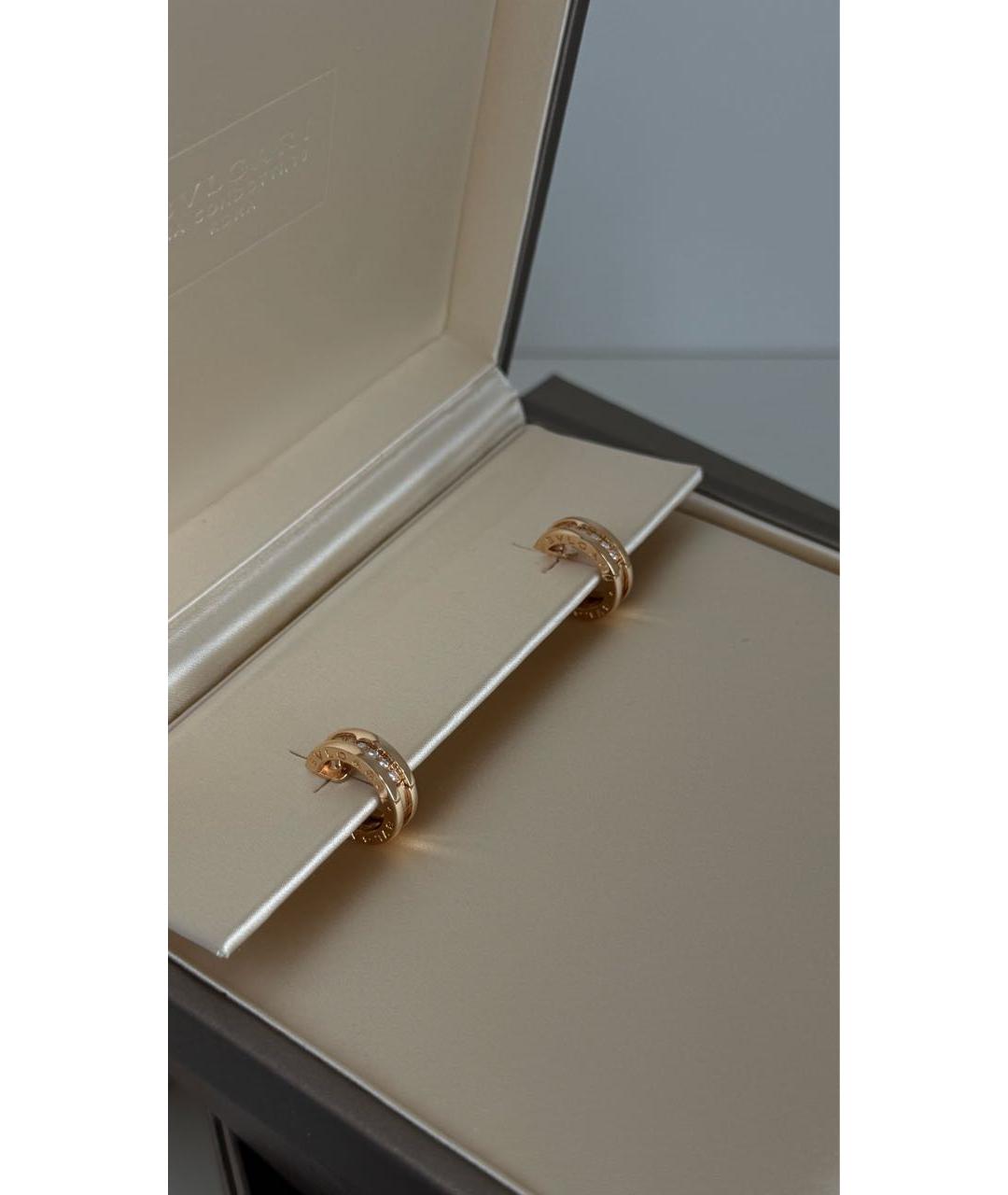 BVLGARI Золотые серьги из розового золота, фото 3