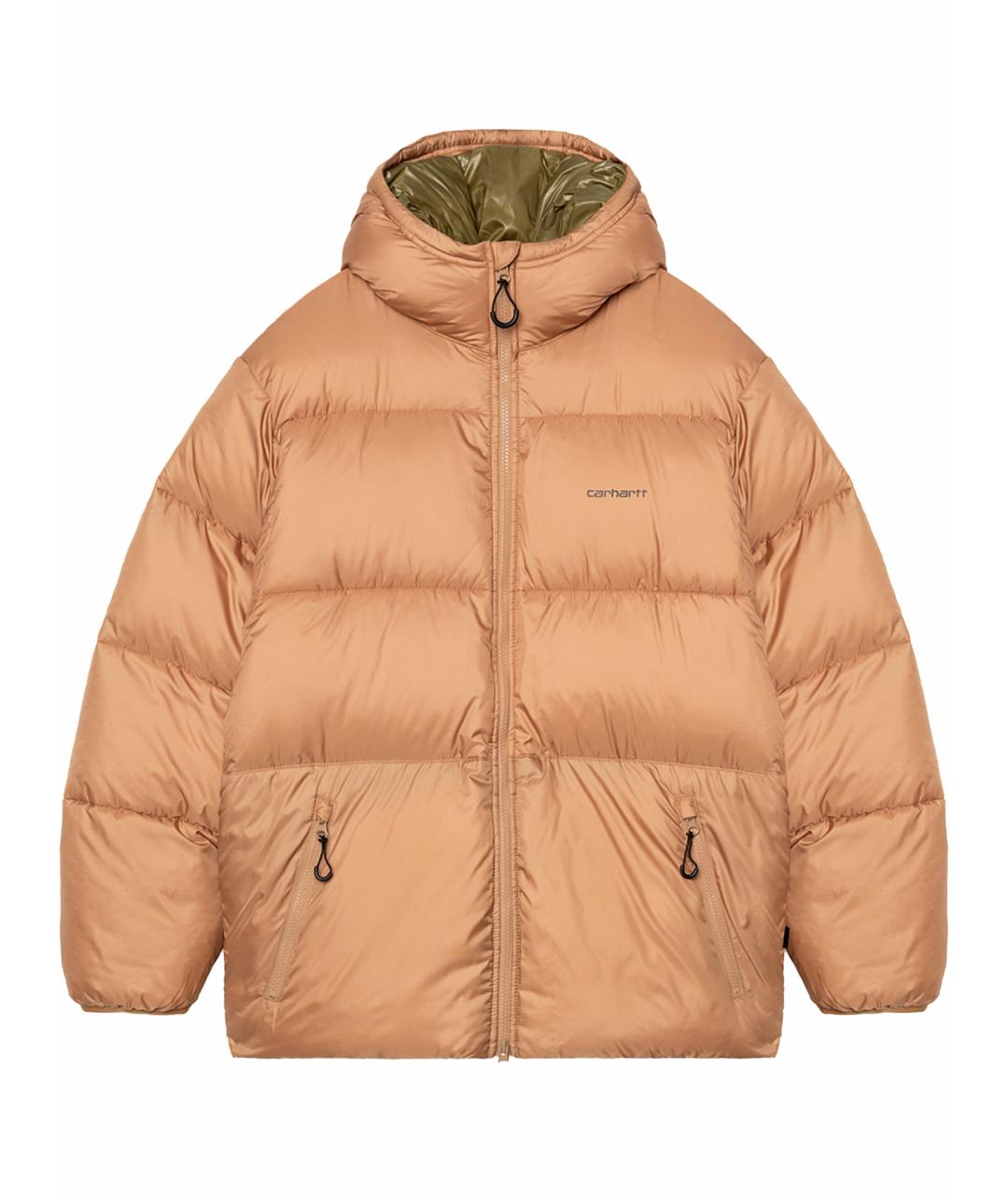 CARHARTT WIP Бежевый полиэстеровый пуховик, фото 1