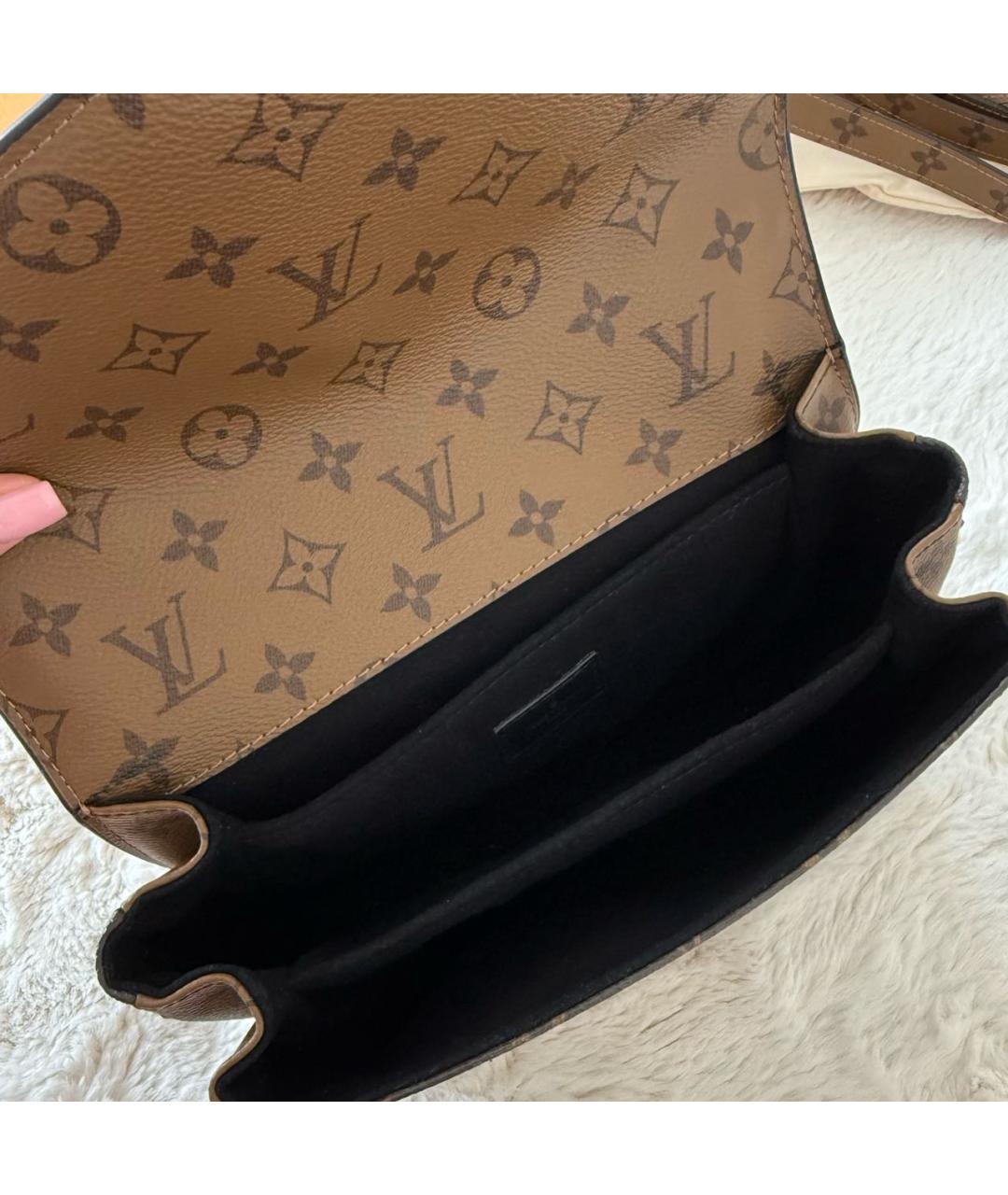 LOUIS VUITTON Коричневая сумка через плечо, фото 4