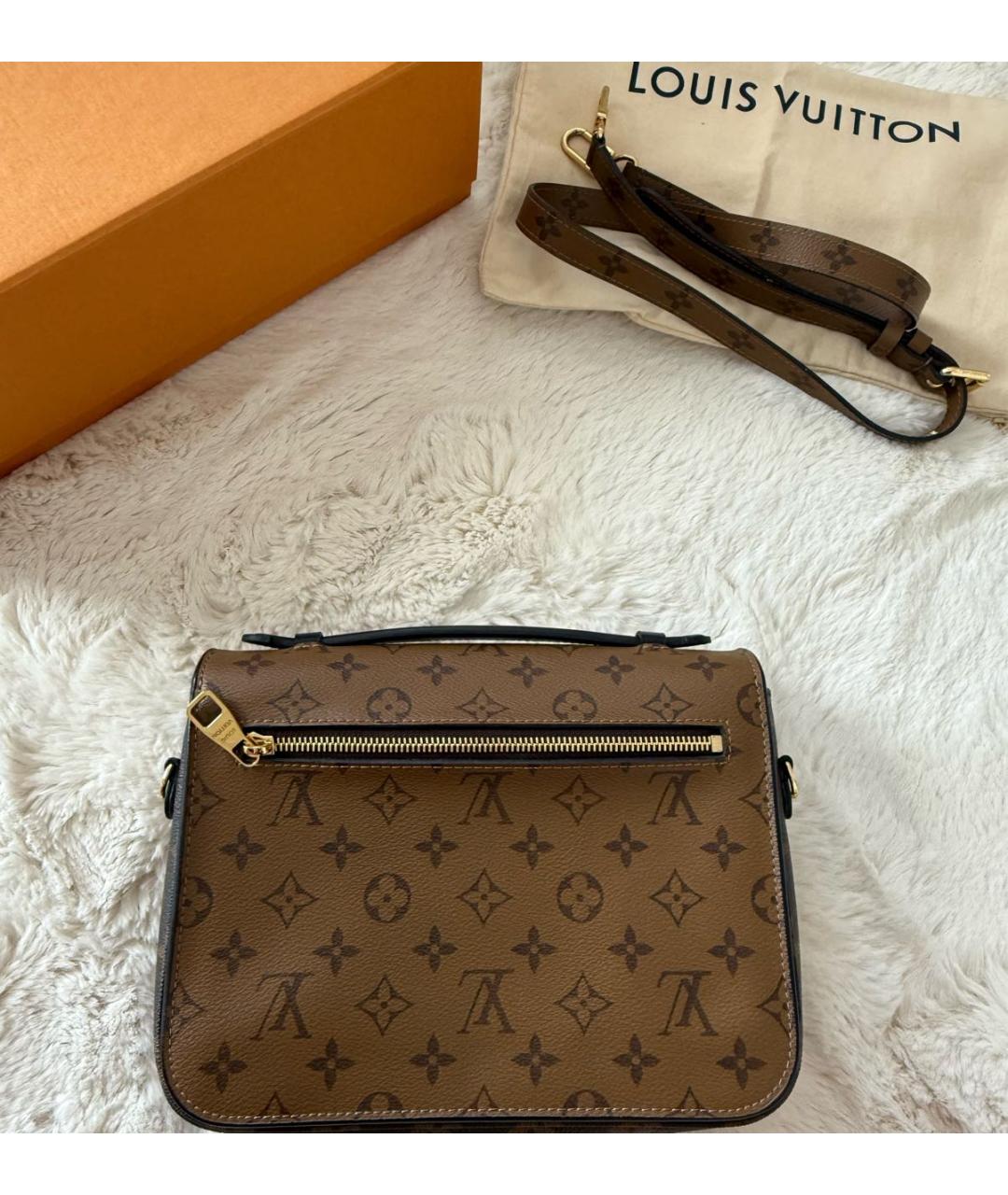LOUIS VUITTON Коричневая сумка через плечо, фото 2