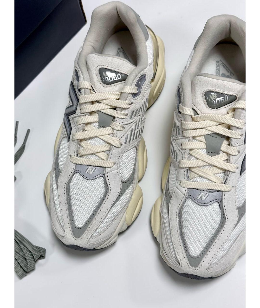 NEW BALANCE Бежевые замшевые кроссовки, фото 3