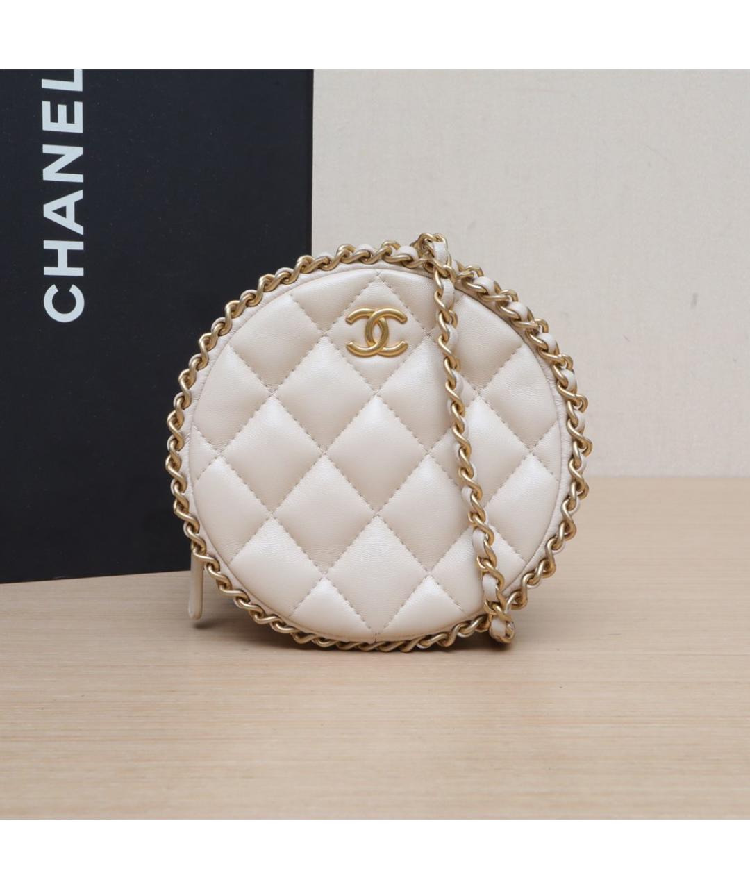 CHANEL Розовая кожаная сумка через плечо, фото 2