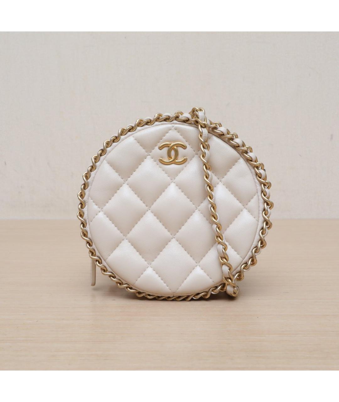 CHANEL Розовая кожаная сумка через плечо, фото 3
