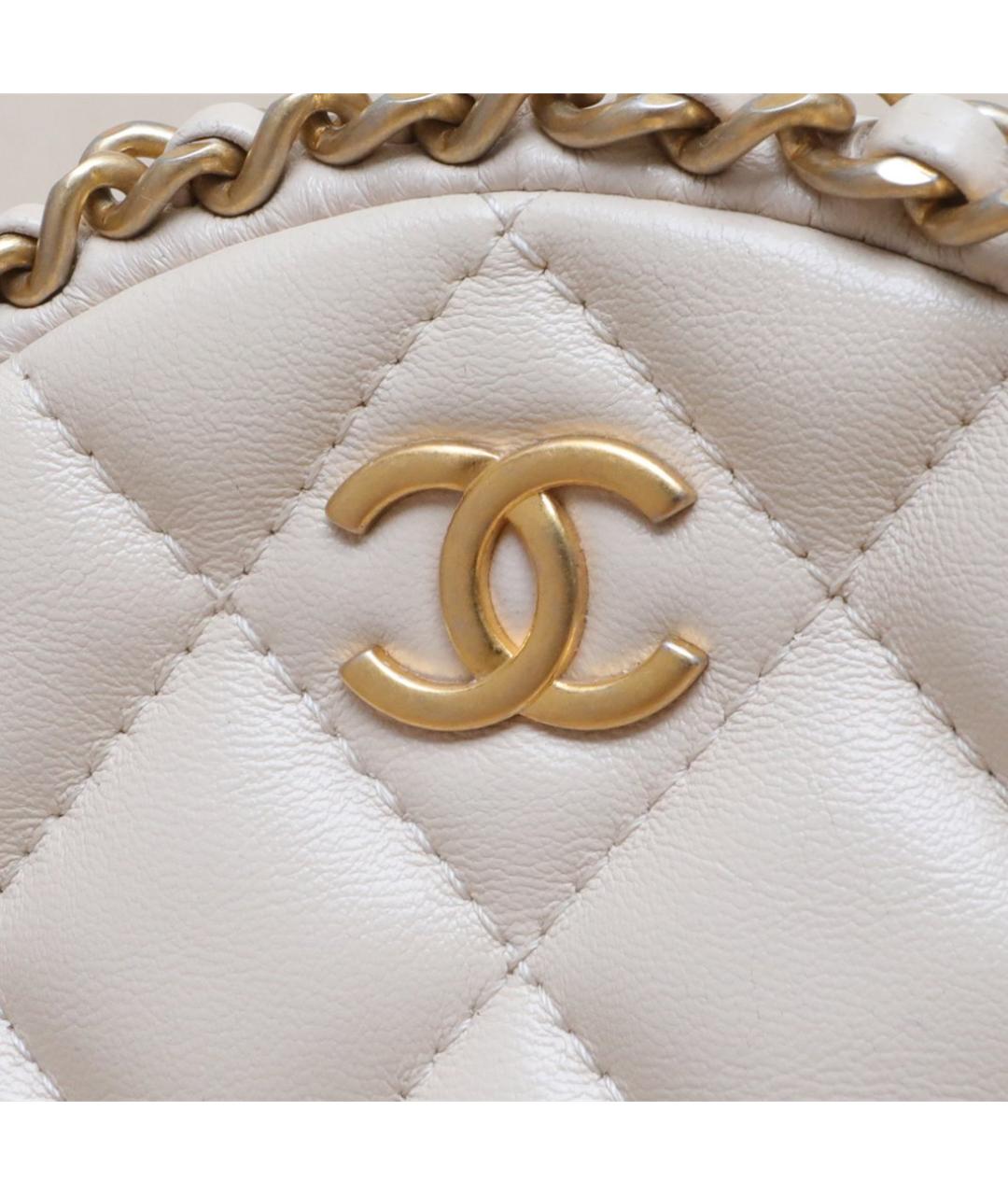 CHANEL Розовая кожаная сумка через плечо, фото 8