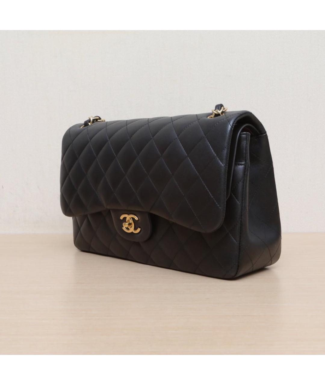 CHANEL Черная кожаная сумка через плечо, фото 4