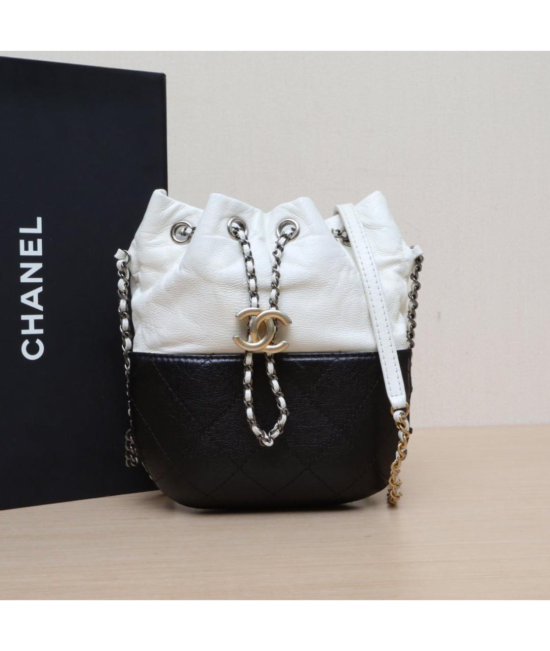 CHANEL Черная кожаная сумка через плечо, фото 2