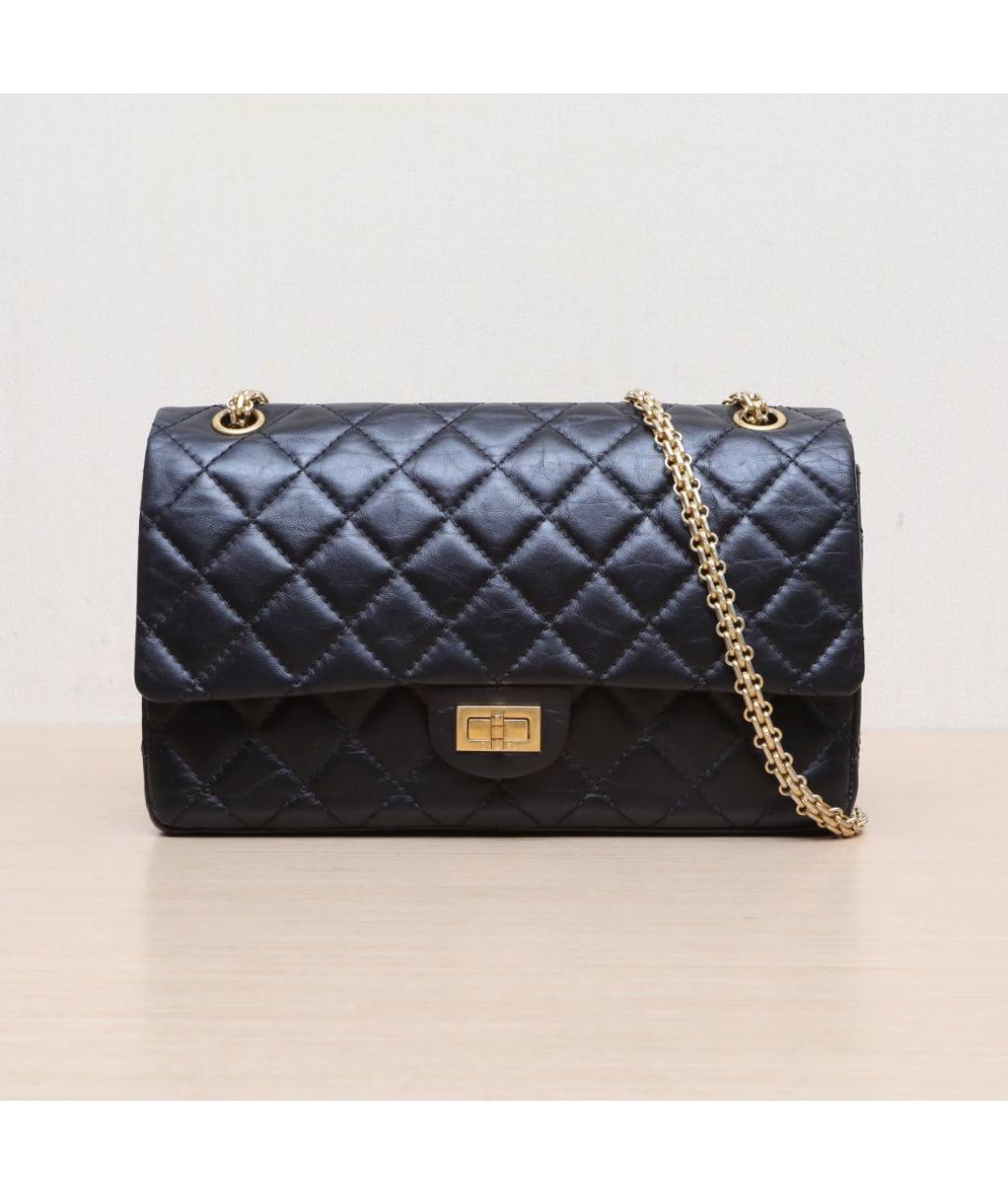 CHANEL Черная кожаная сумка через плечо, фото 3