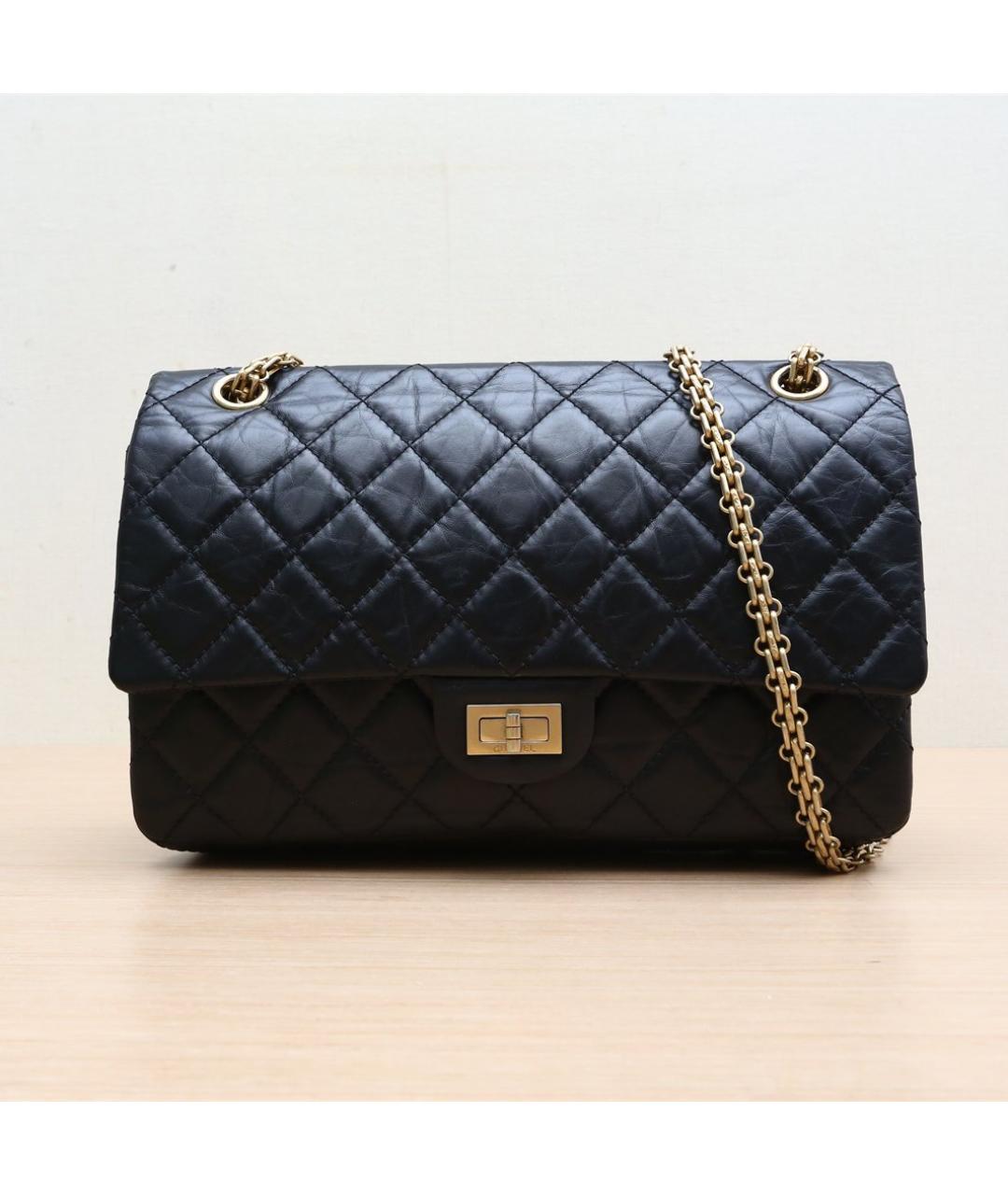 CHANEL Черная кожаная сумка через плечо, фото 3