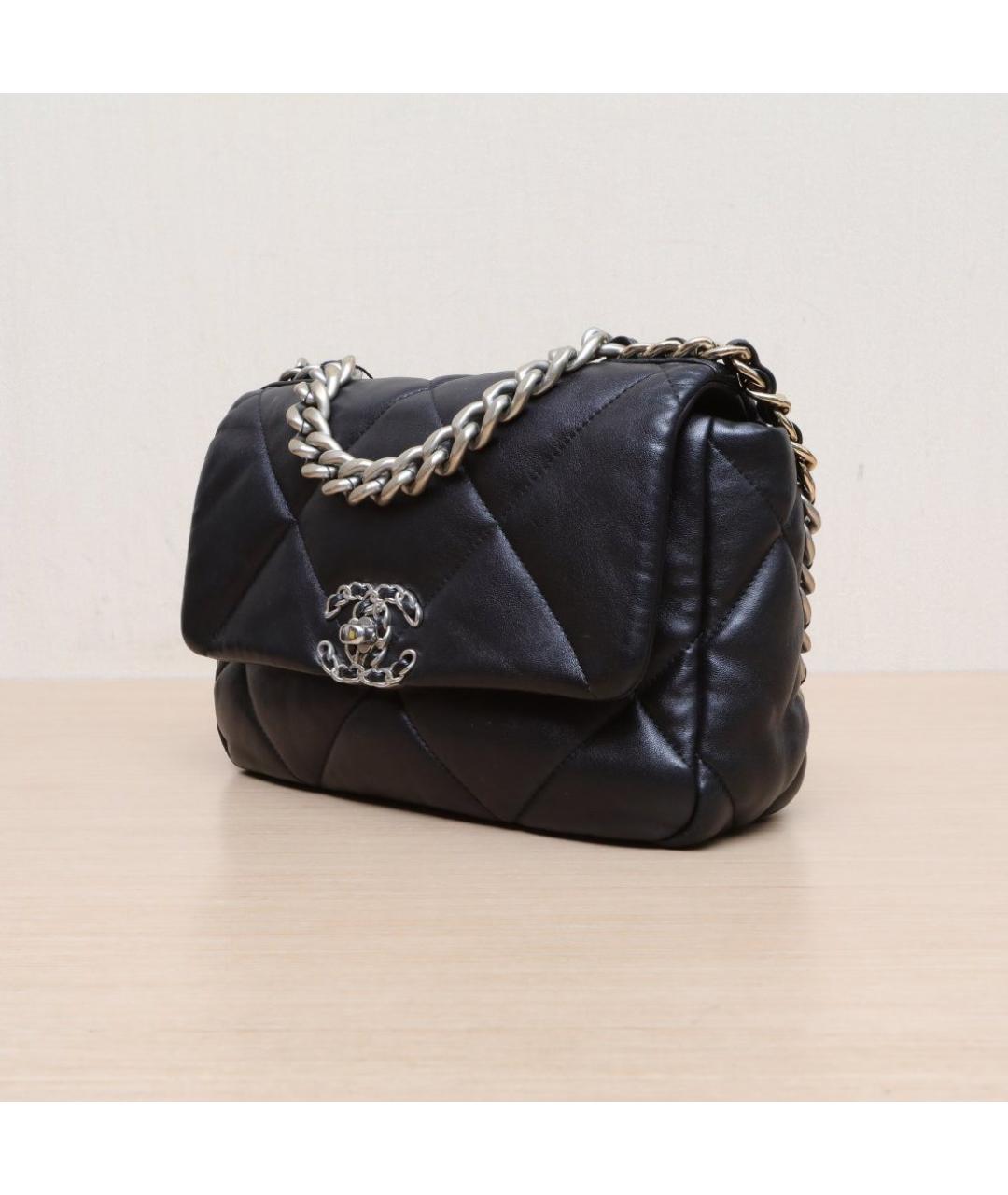 CHANEL Черная кожаная сумка через плечо, фото 4