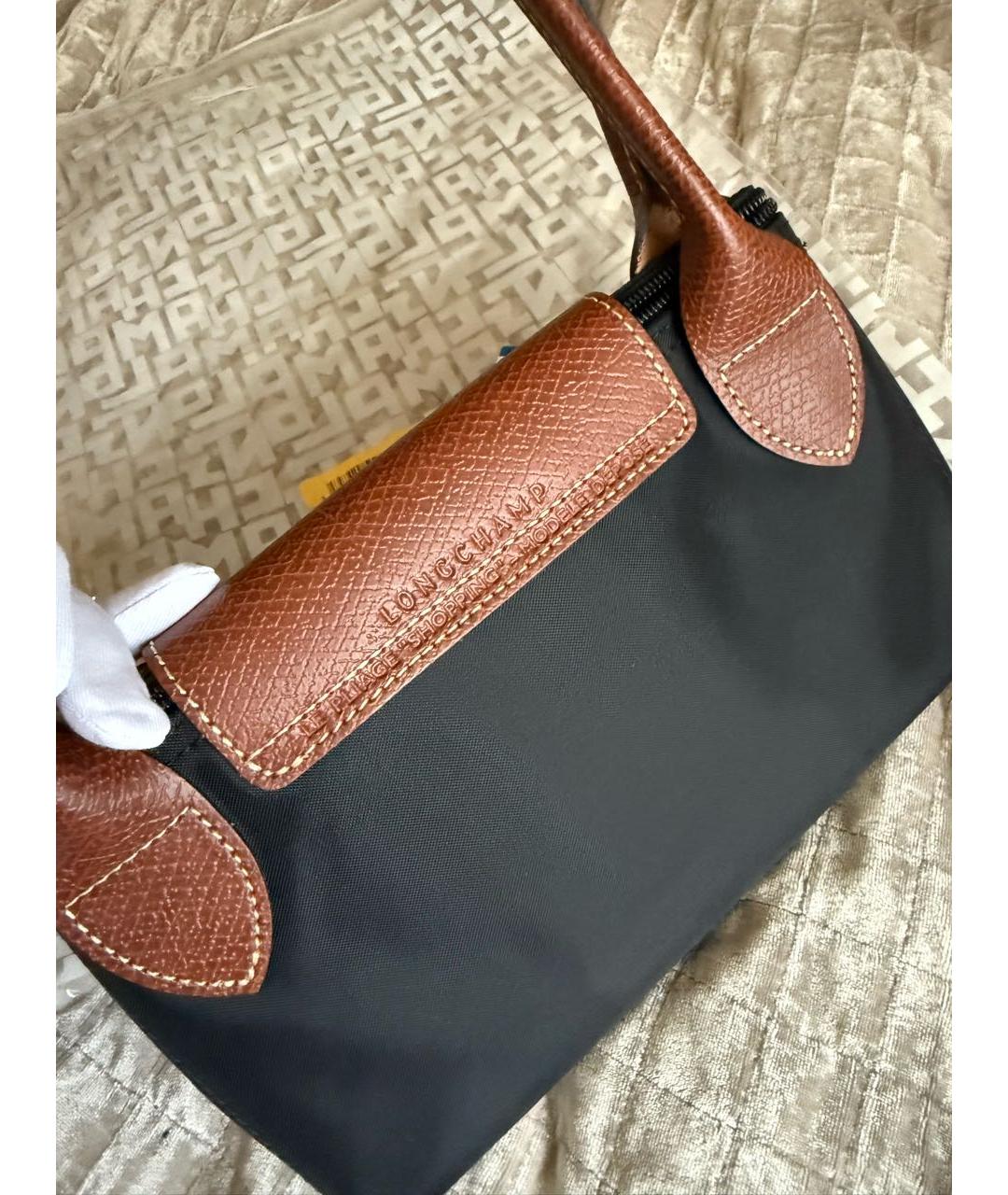 LONGCHAMP Черная сумка тоут, фото 7