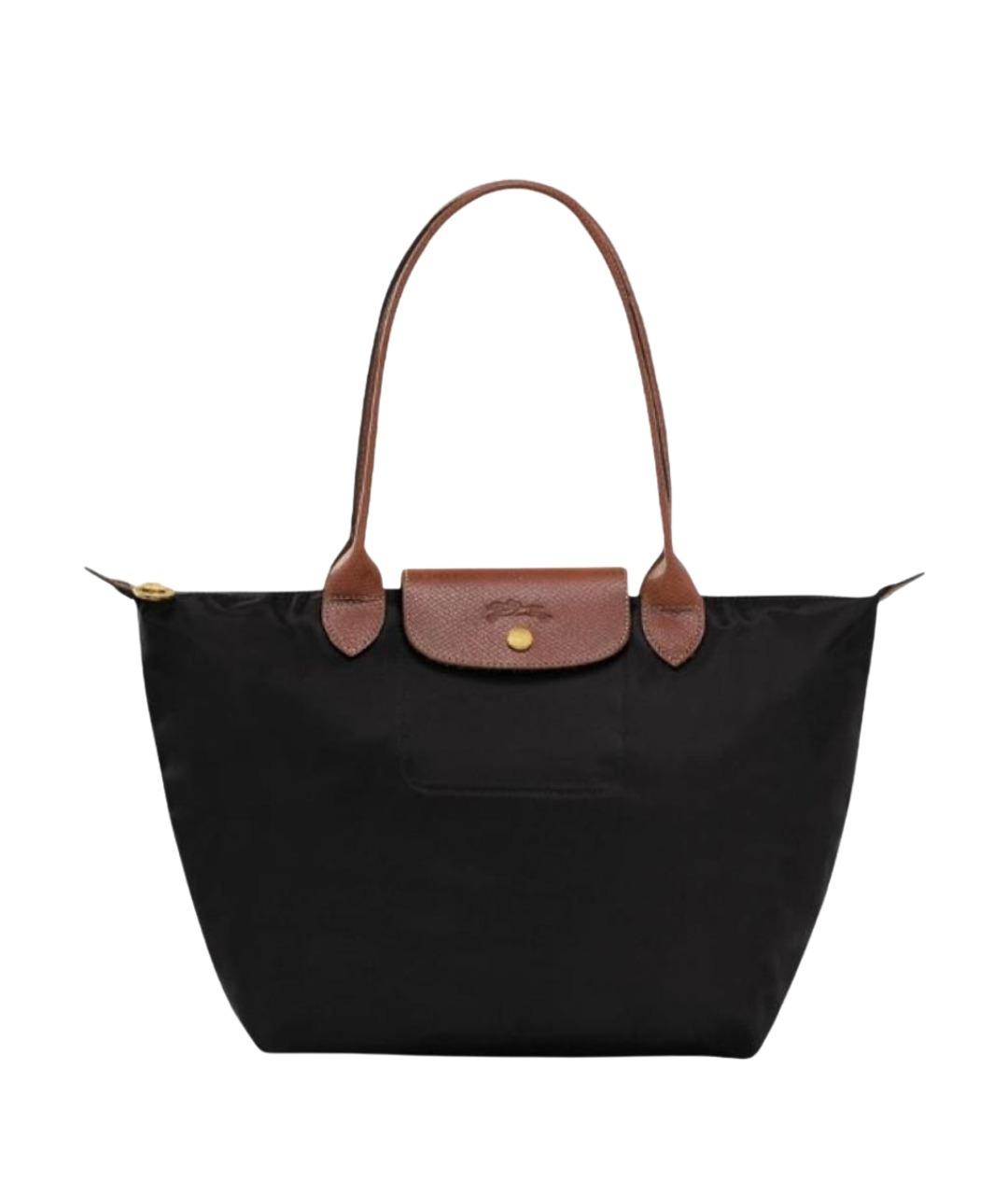 LONGCHAMP Черная сумка тоут, фото 1