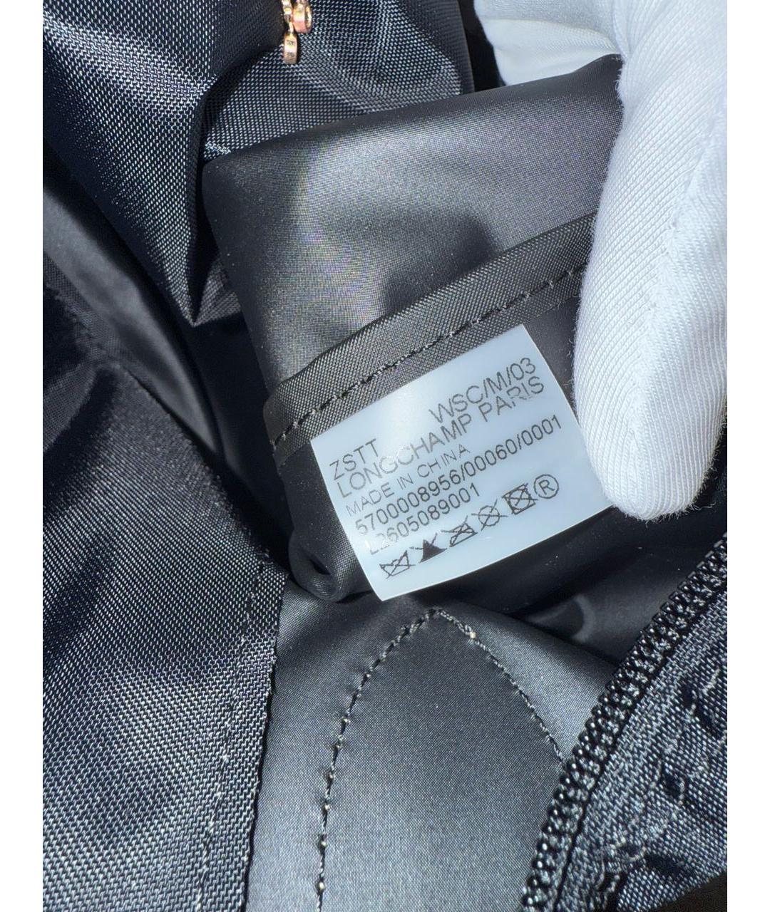 LONGCHAMP Черная сумка тоут, фото 8