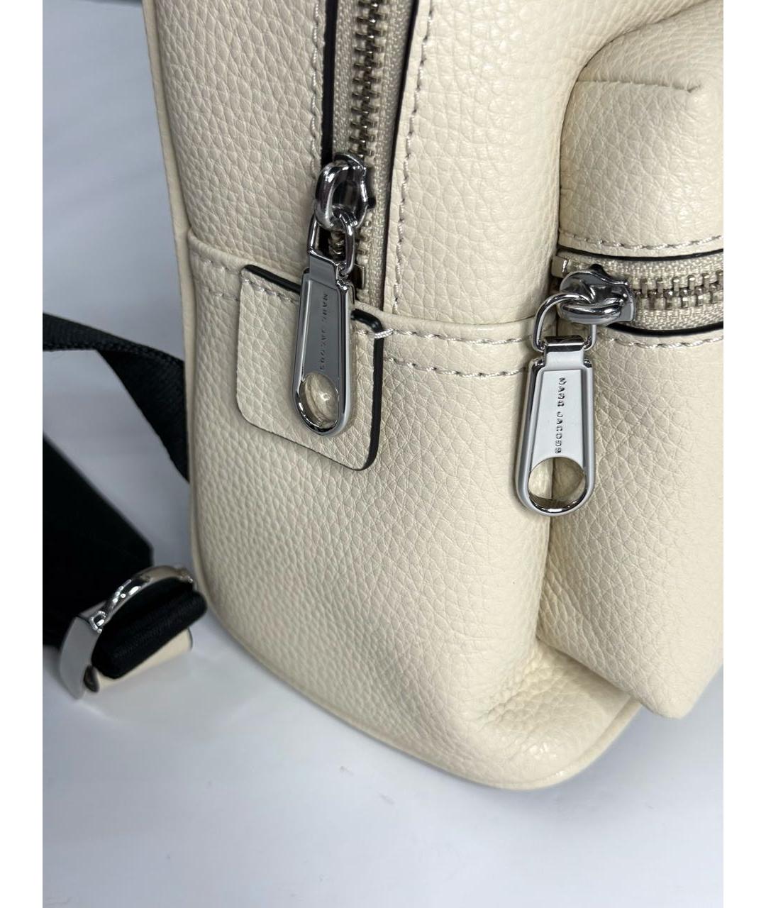 MARC JACOBS Белый кожаный рюкзак, фото 5