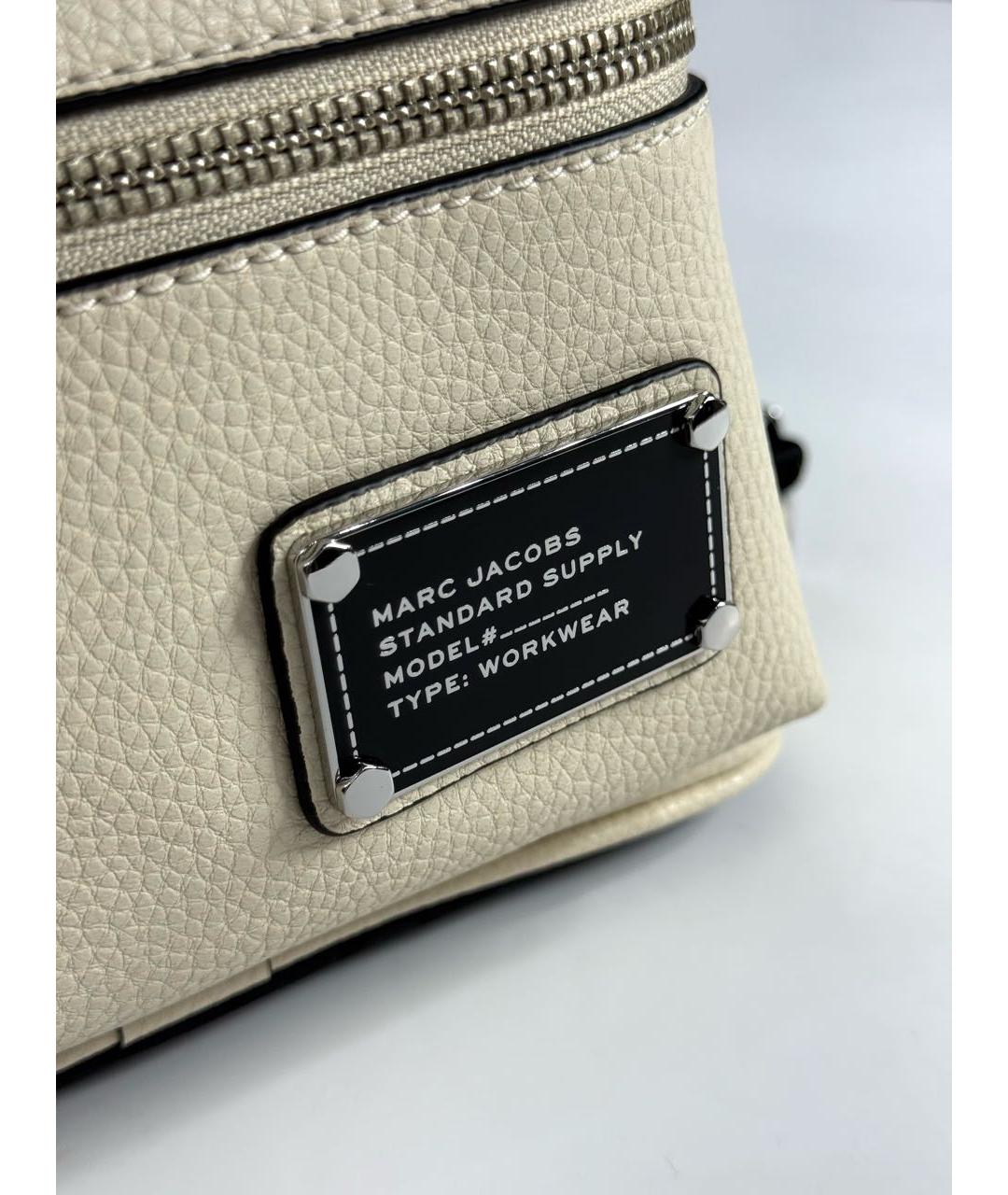 MARC JACOBS Белый кожаный рюкзак, фото 4