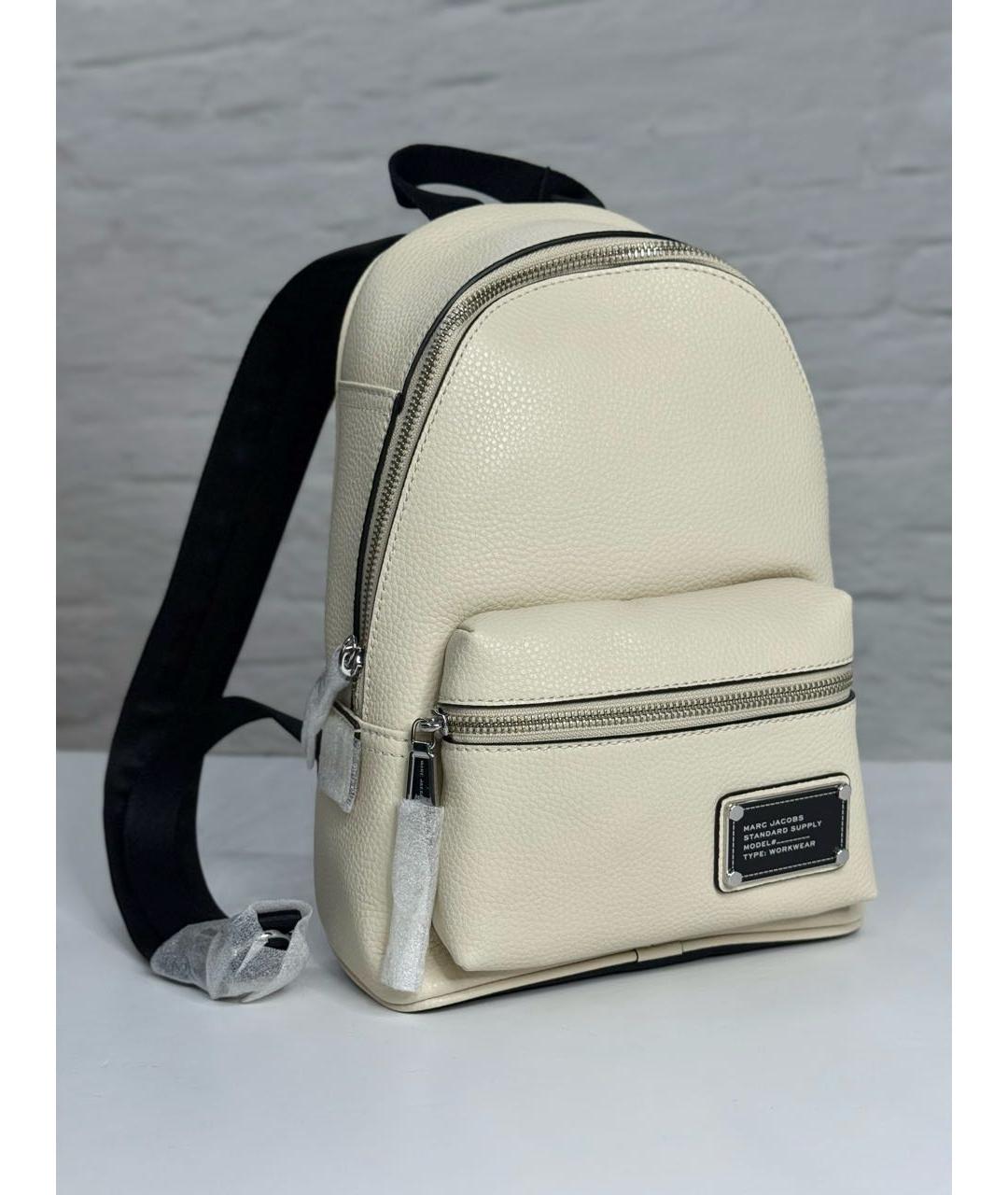 MARC JACOBS Белый кожаный рюкзак, фото 2