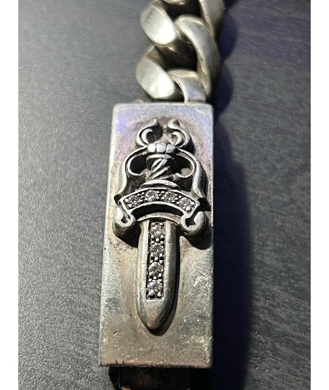 CHROME HEARTS Серебрянный серебряный браслет, фото 4