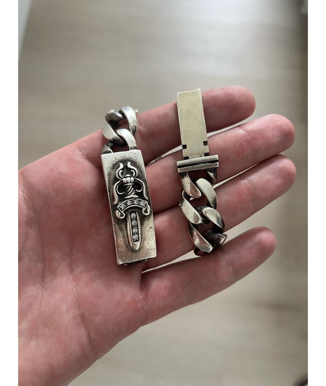 CHROME HEARTS Серебрянный серебряный браслет, фото 2